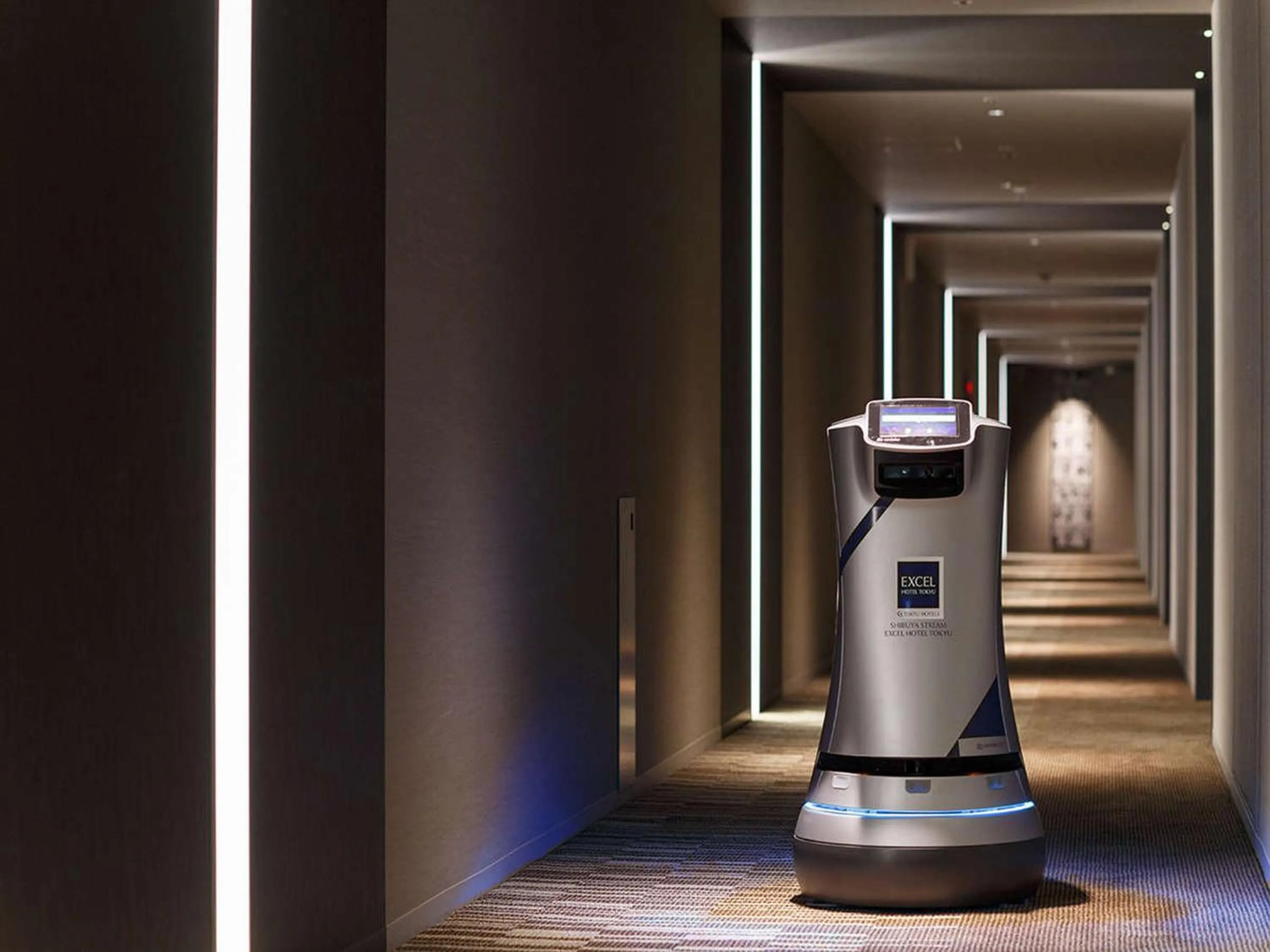 Decorative detail in SHIBUYA STREAM HOTEL formerly Shibuya Stream Excel Hotel Tokyu