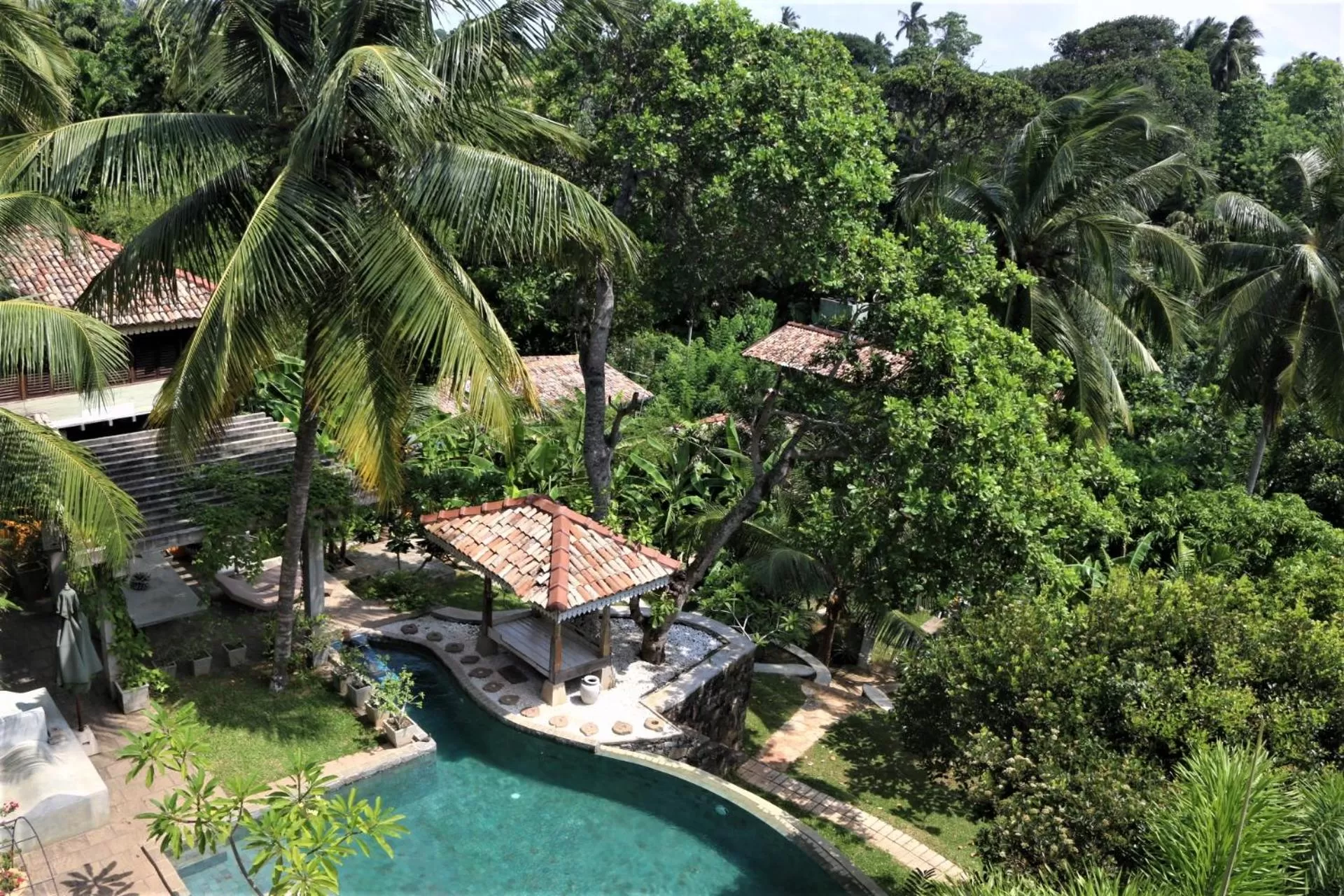 Pool View in The Spice House Mirissa