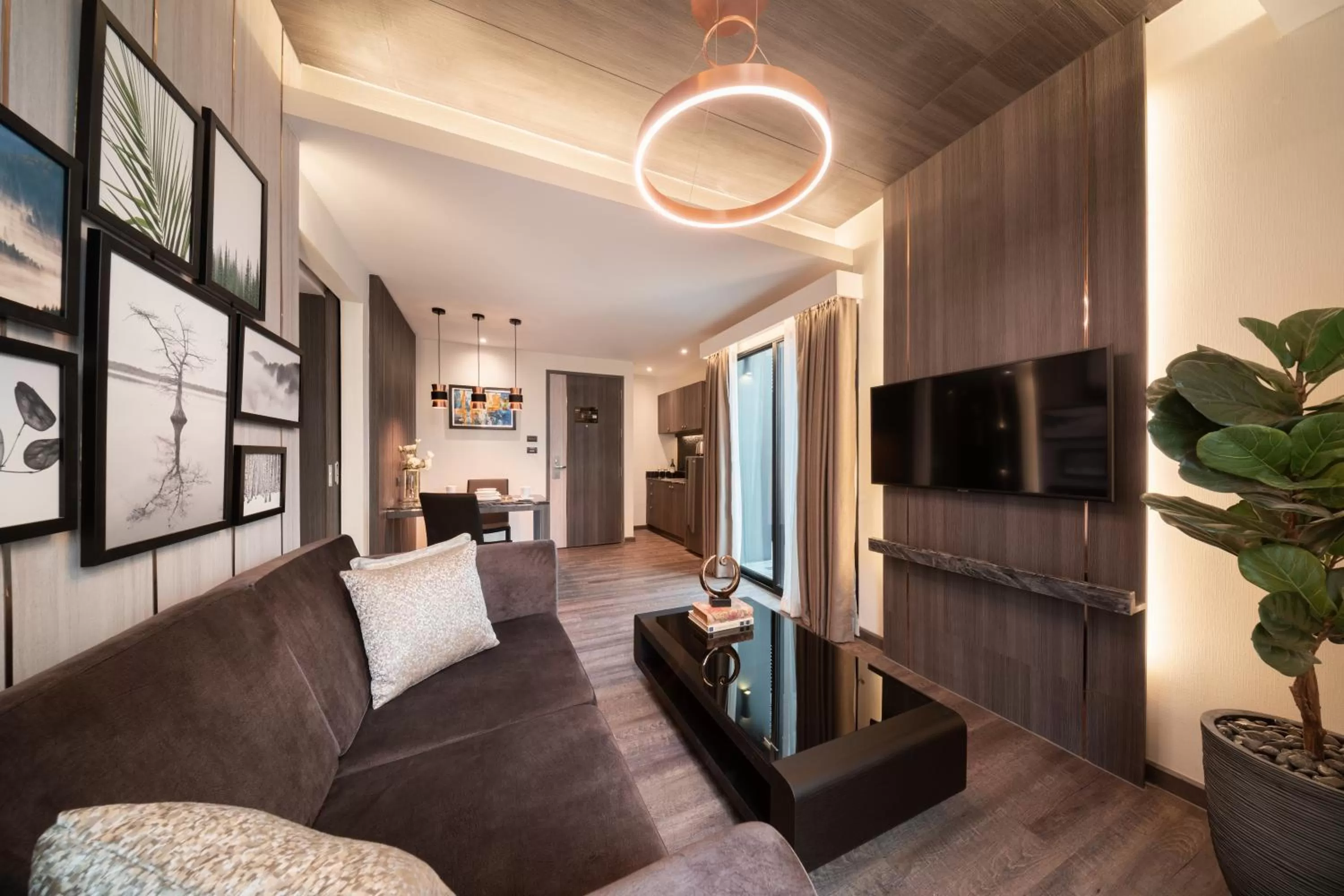 Seating area in Aspira Parc Sukhumvit 22