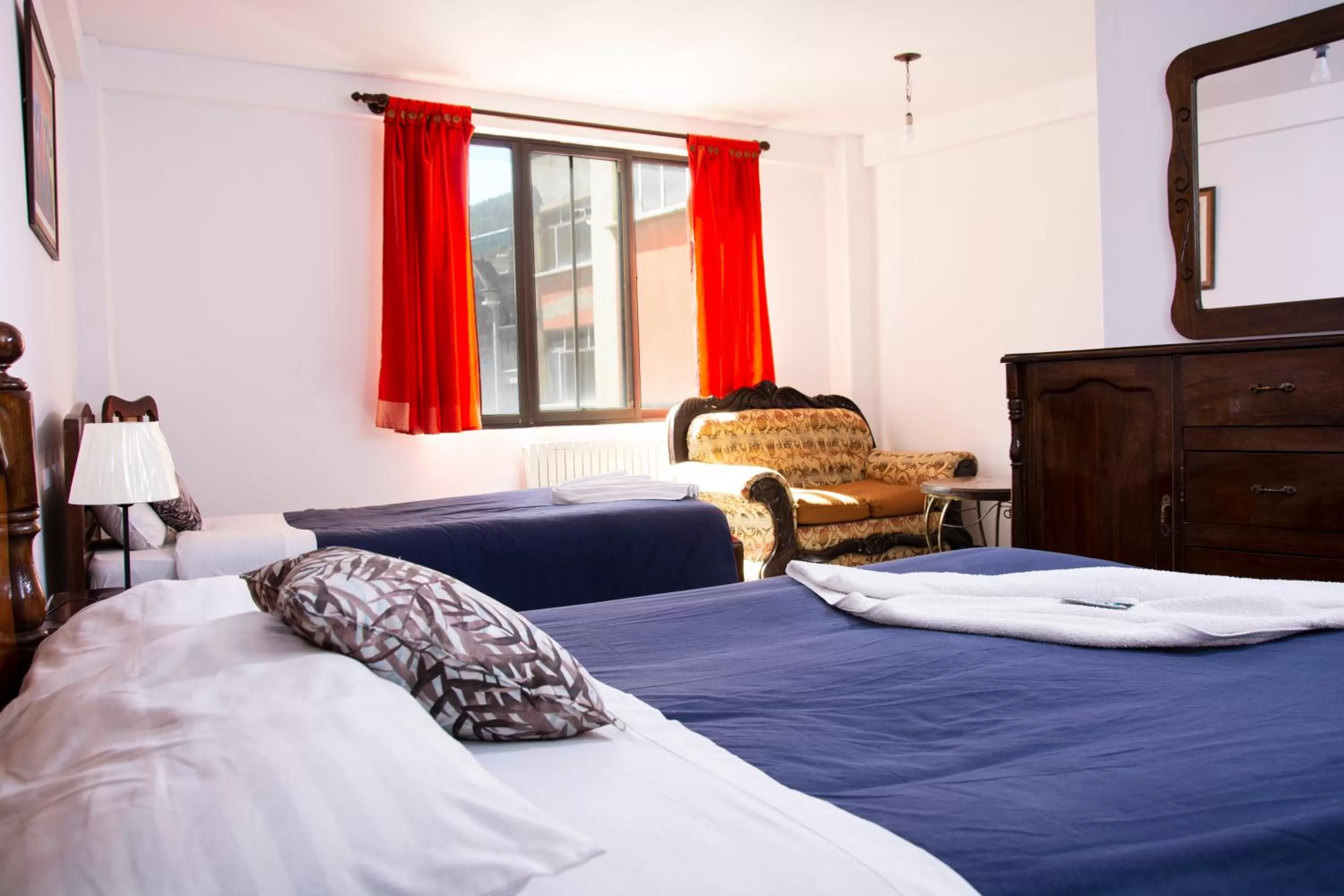 Decorative detail, Bed in Inca's Room