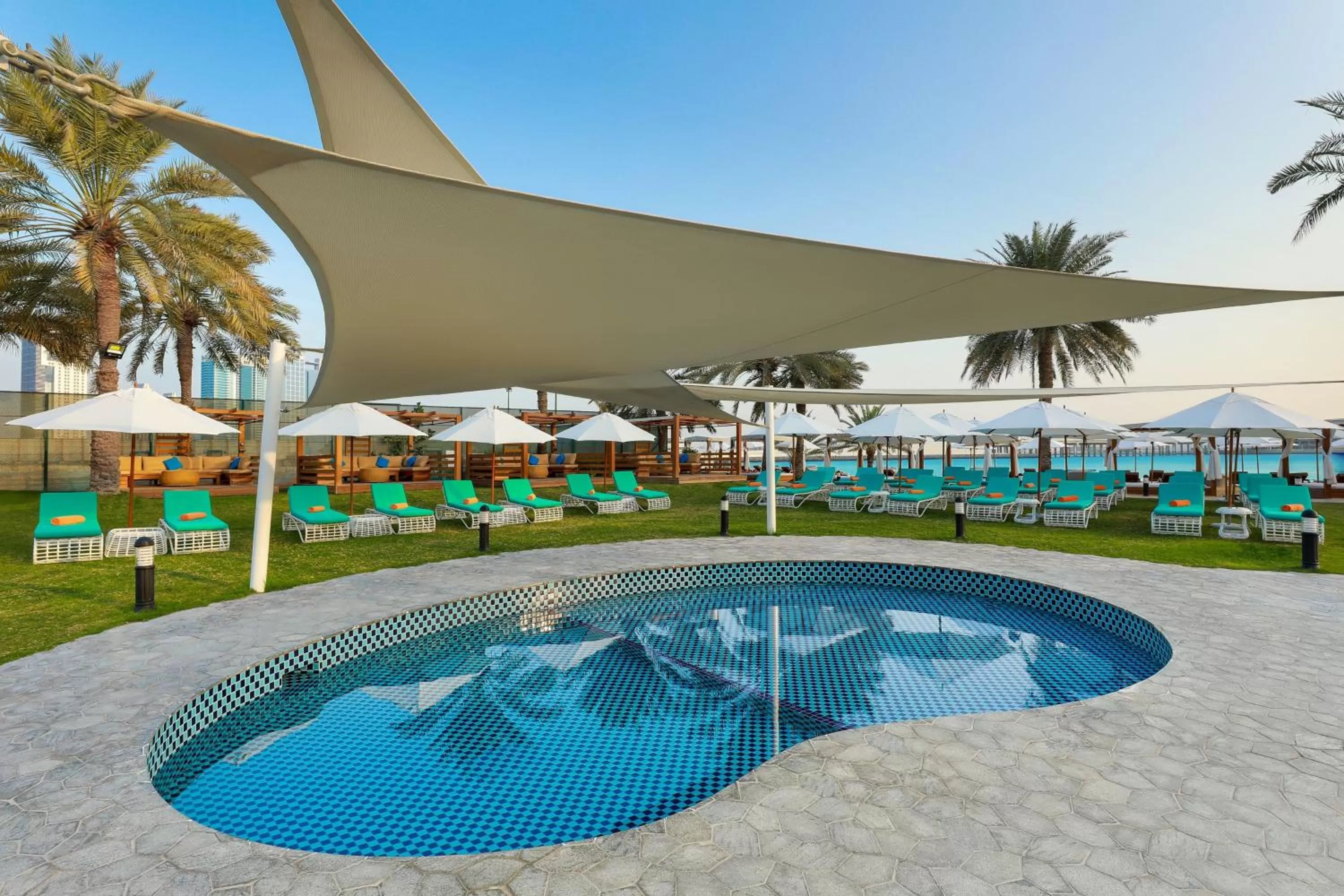 Swimming pool in Le Meridien Abu Dhabi Resort
