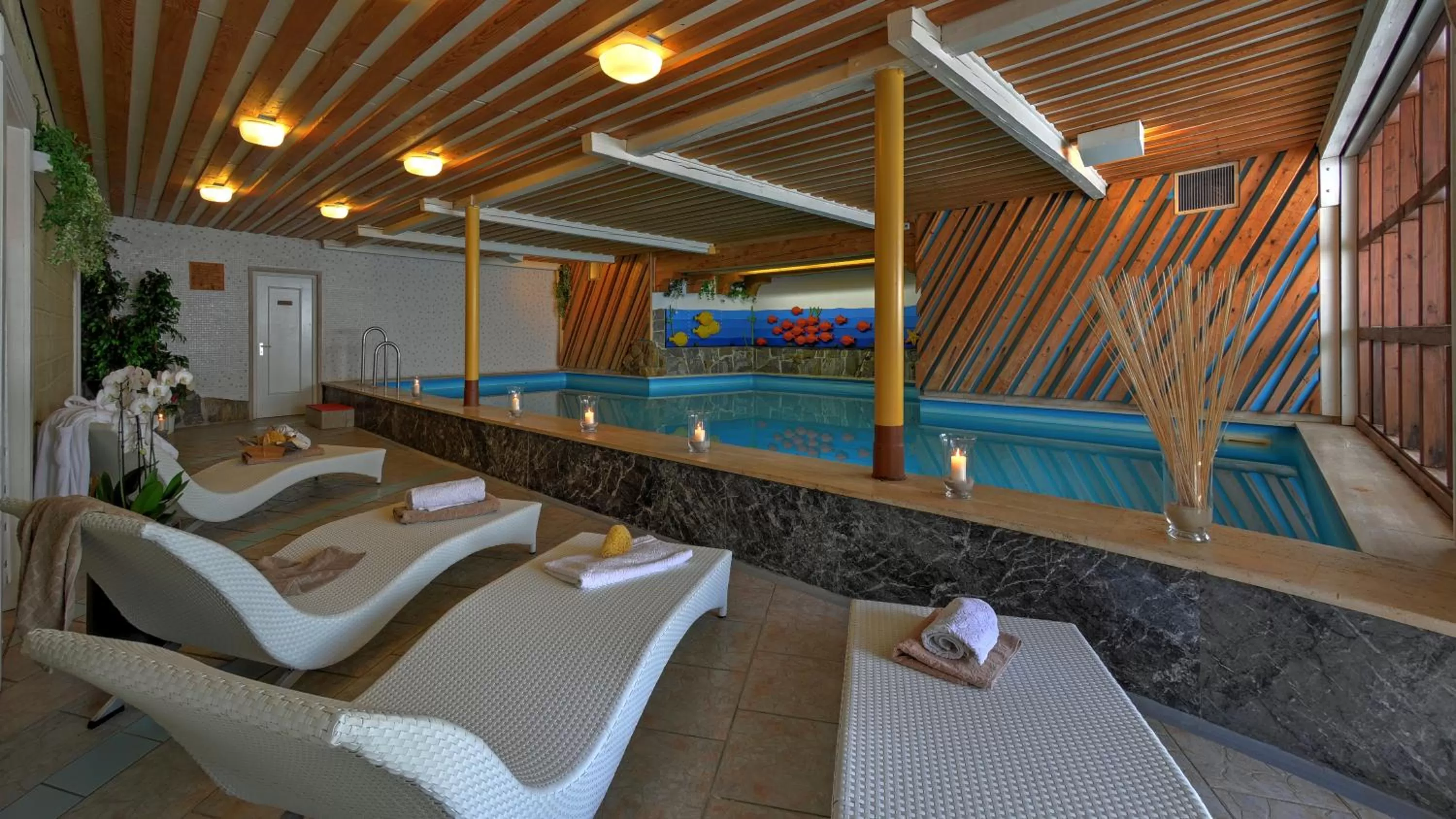 Swimming pool in Hotel Waldblick