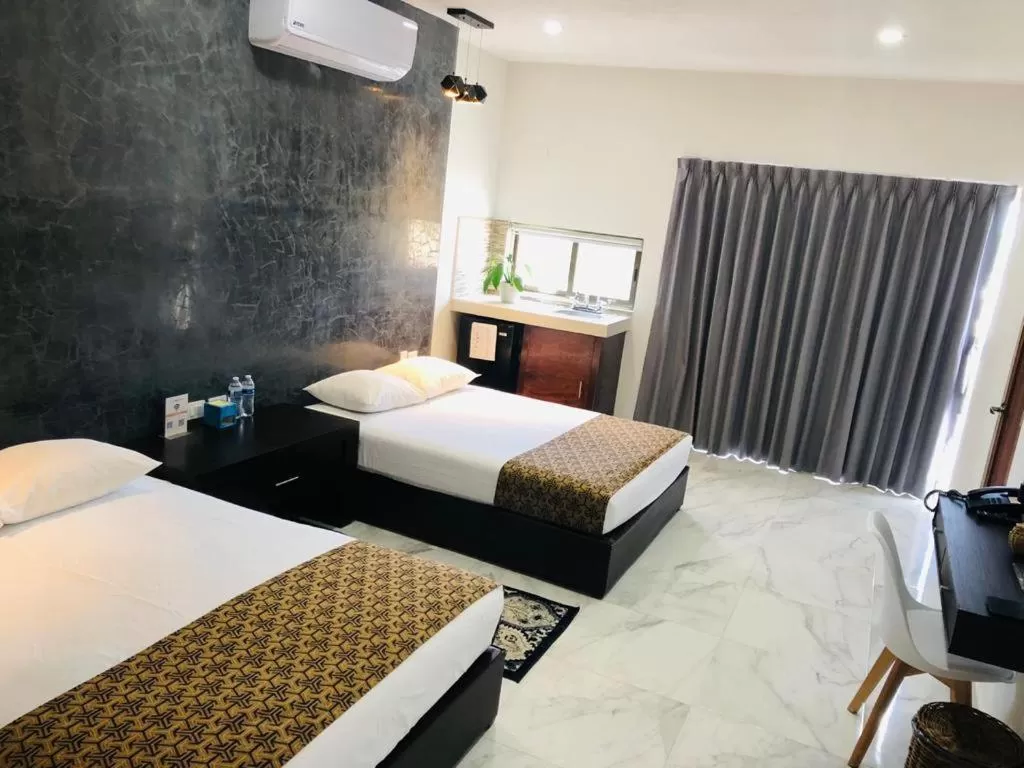 Bed in Hotel Ko'ox Wenne