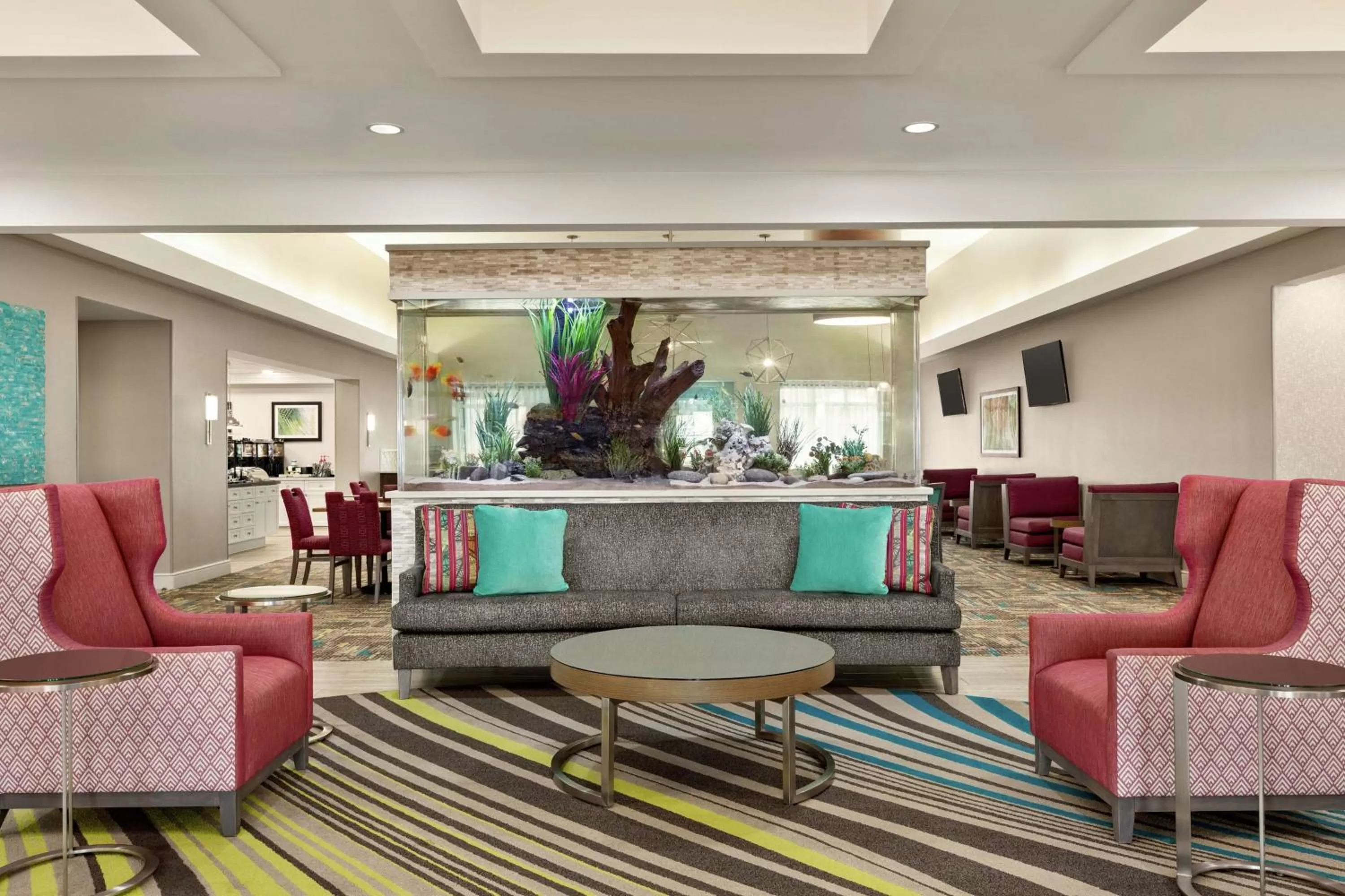 Lobby or reception in Homewood Suites Fort Myers Airport - FGCU