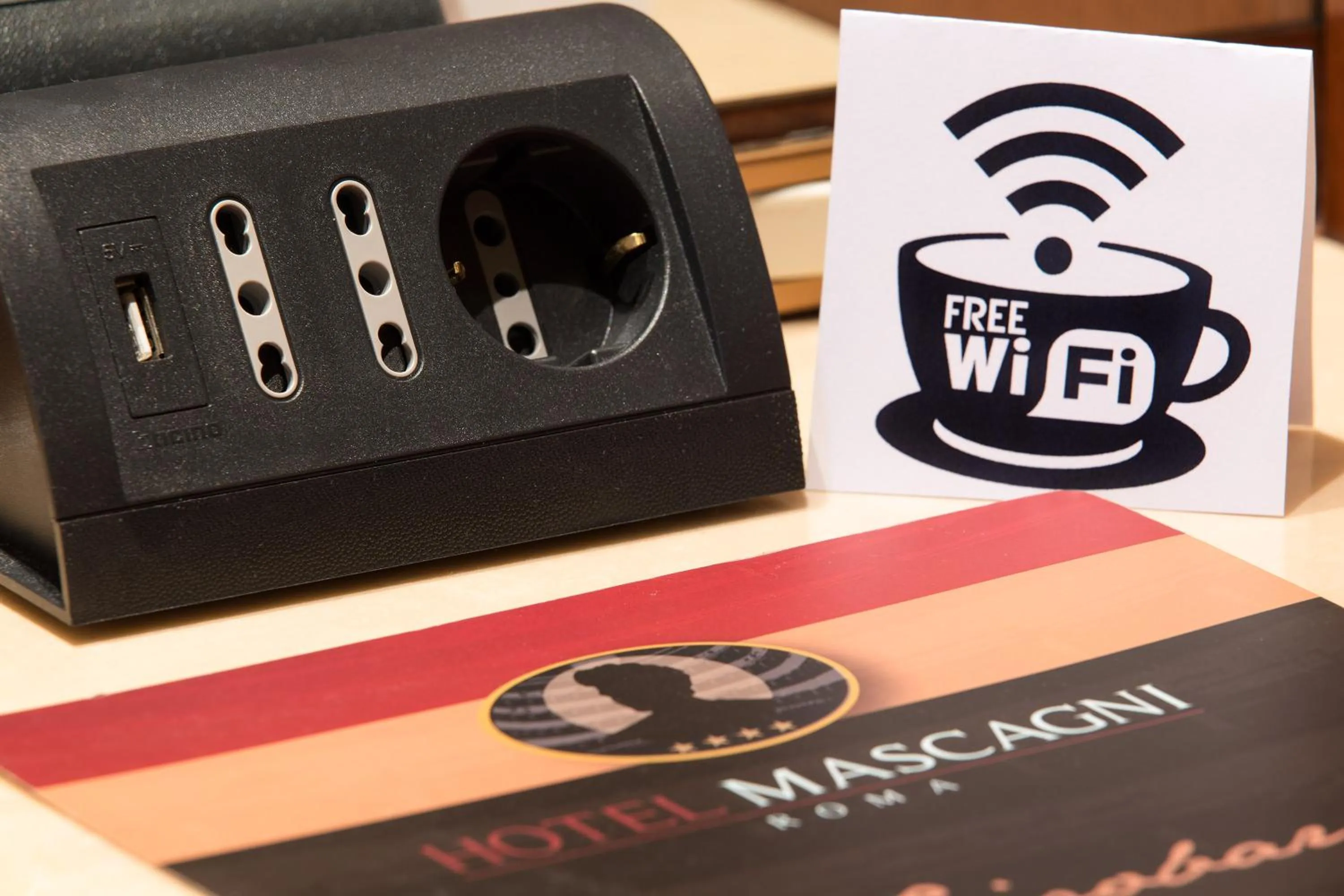 Decorative detail in Hotel Mascagni