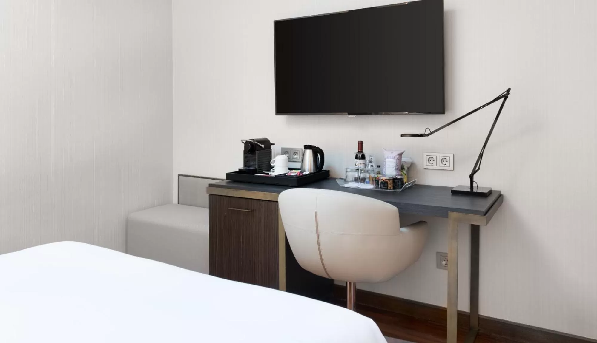 Decorative detail, Bed in NH Collection Salamanca Palacio de Castellanos