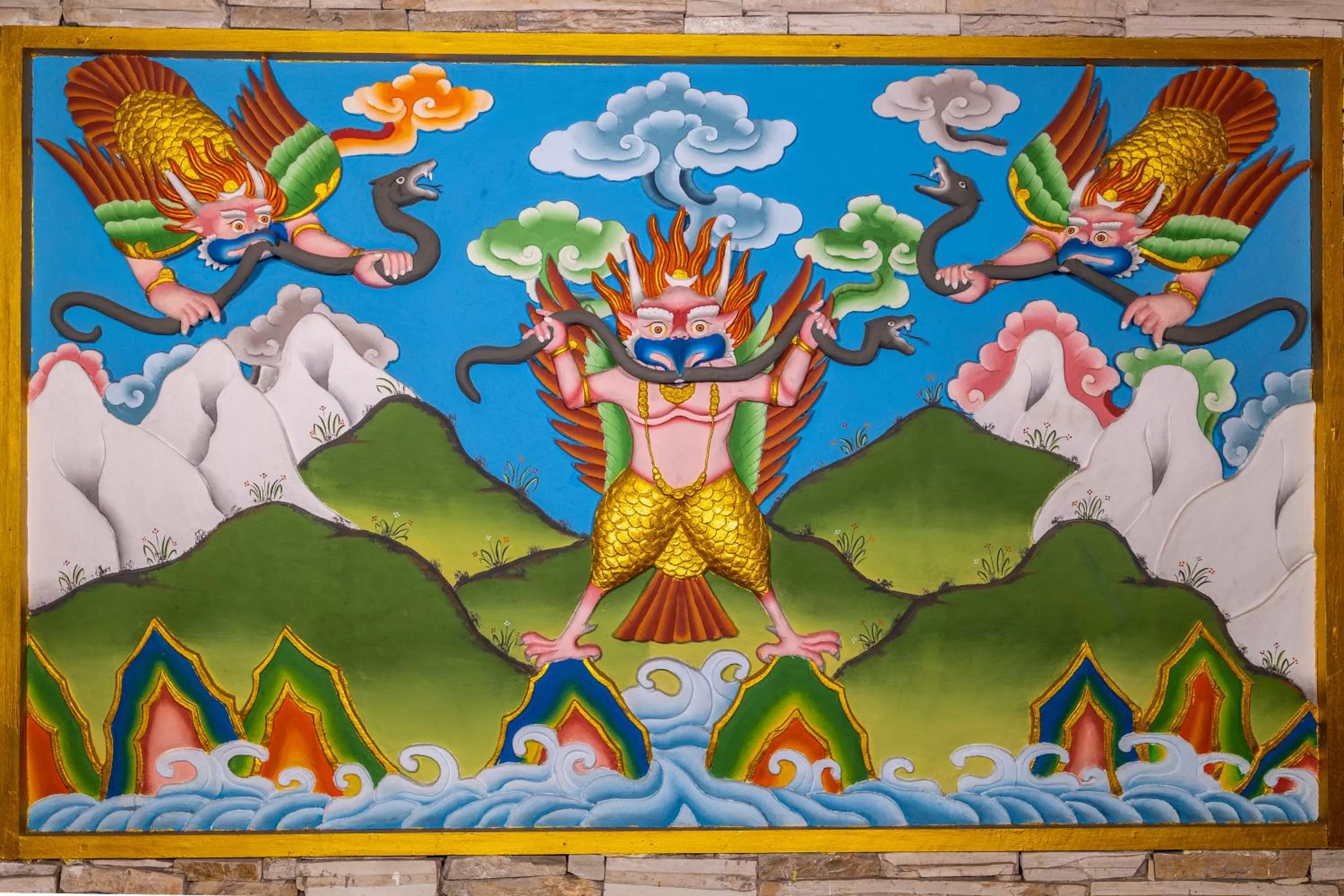 Decorative detail in Yangthang Heritage