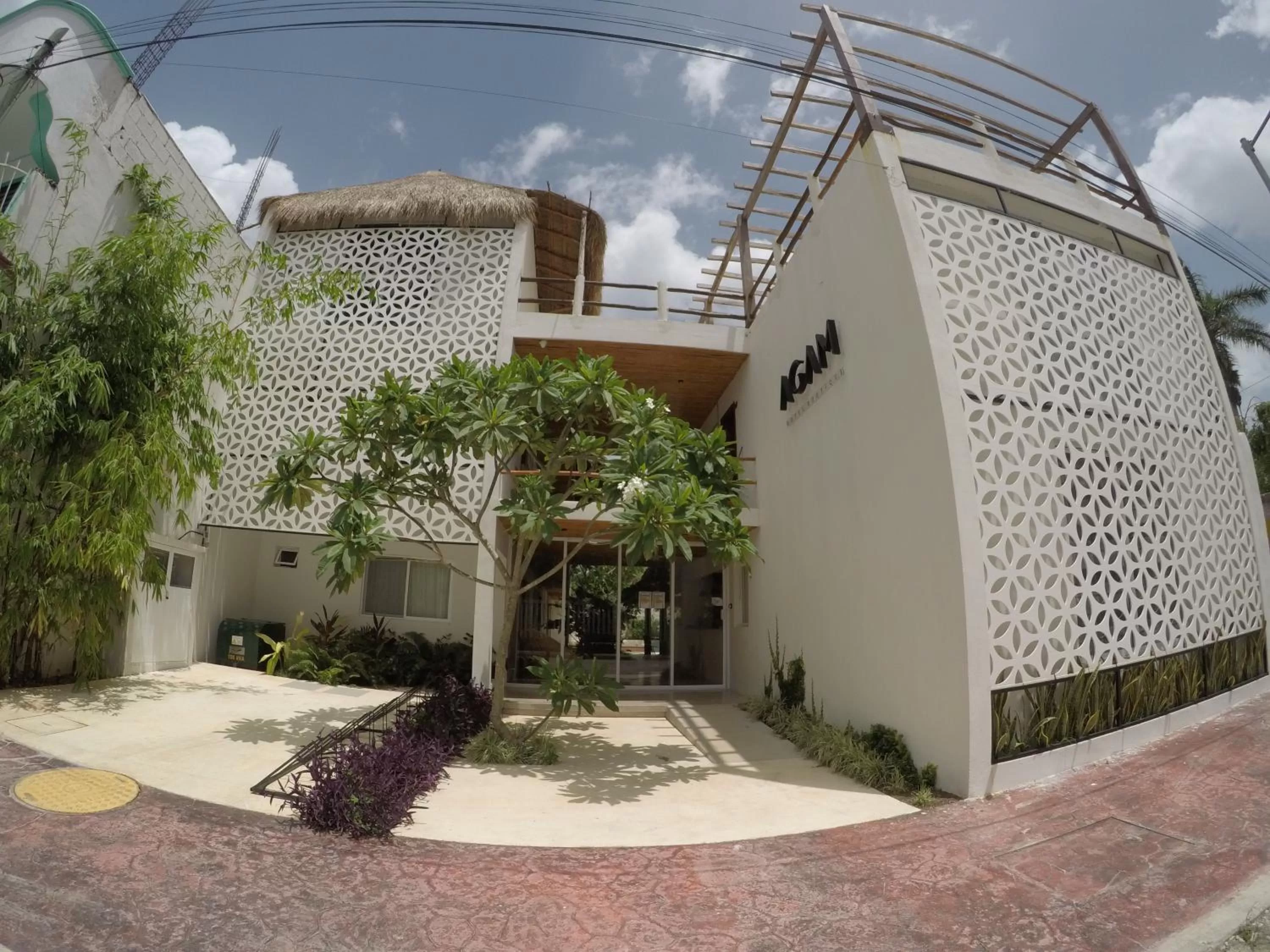 Property building in AGAM Hotel Boutique Bacalar - Adults Only