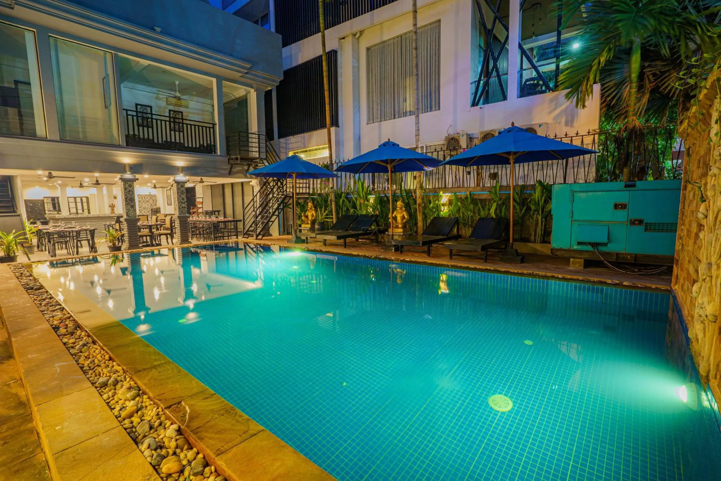 Swimming pool in The Rabbit Hole Hotel & SPA