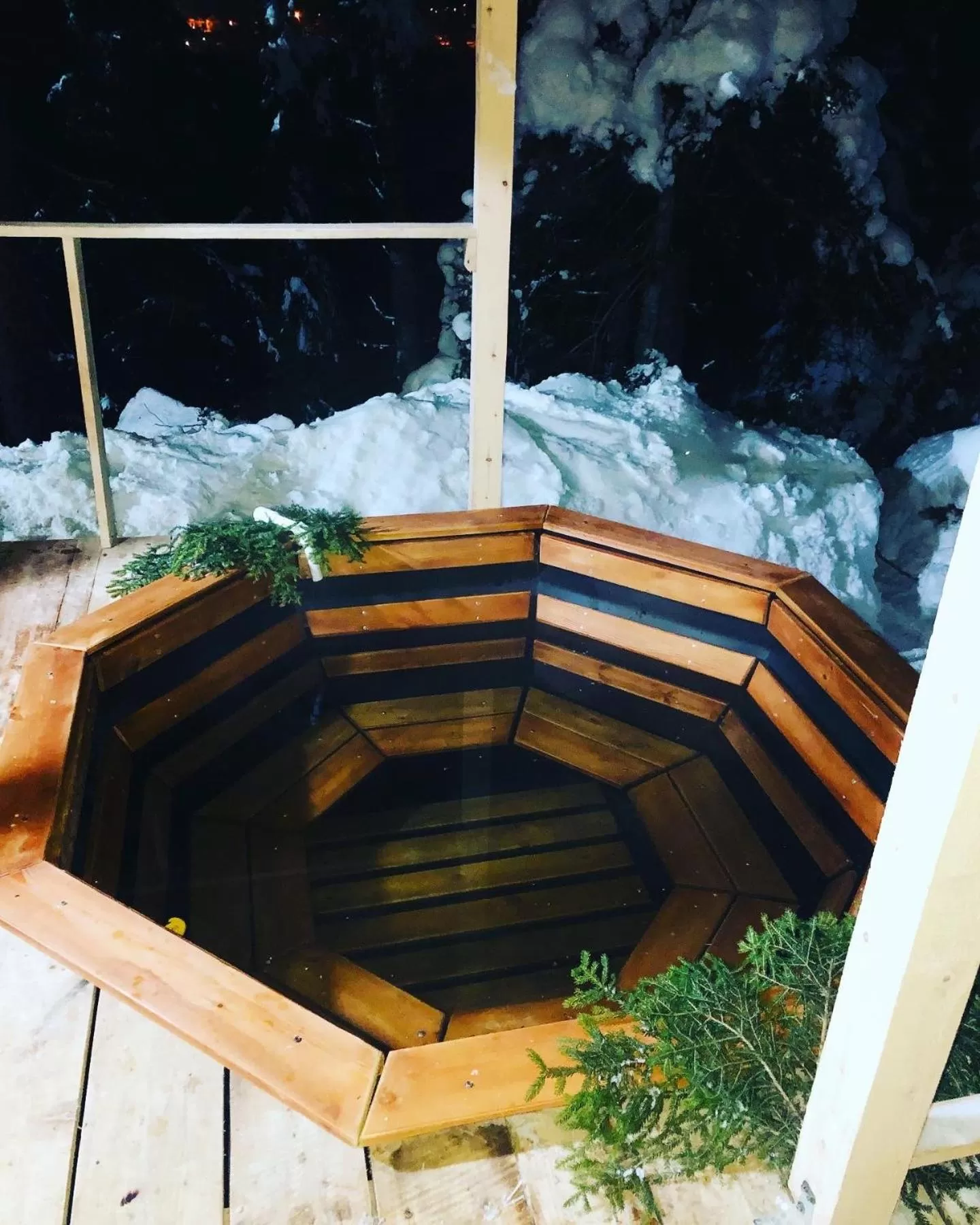Sauna, Winter in Hotel Shgedi Mestia
