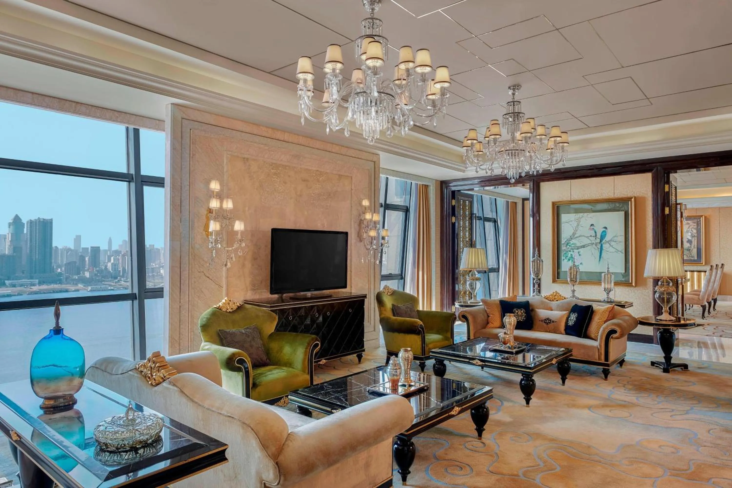 Living room in The Westin Wuhan Wuchang