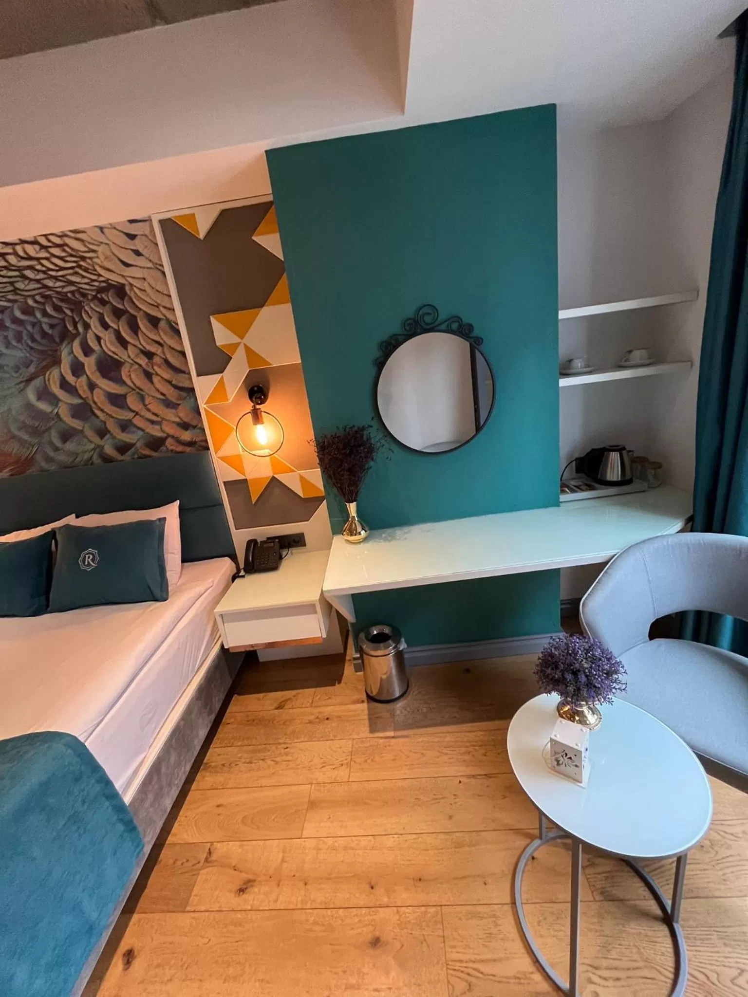 Bed in Royal Galata Hotel