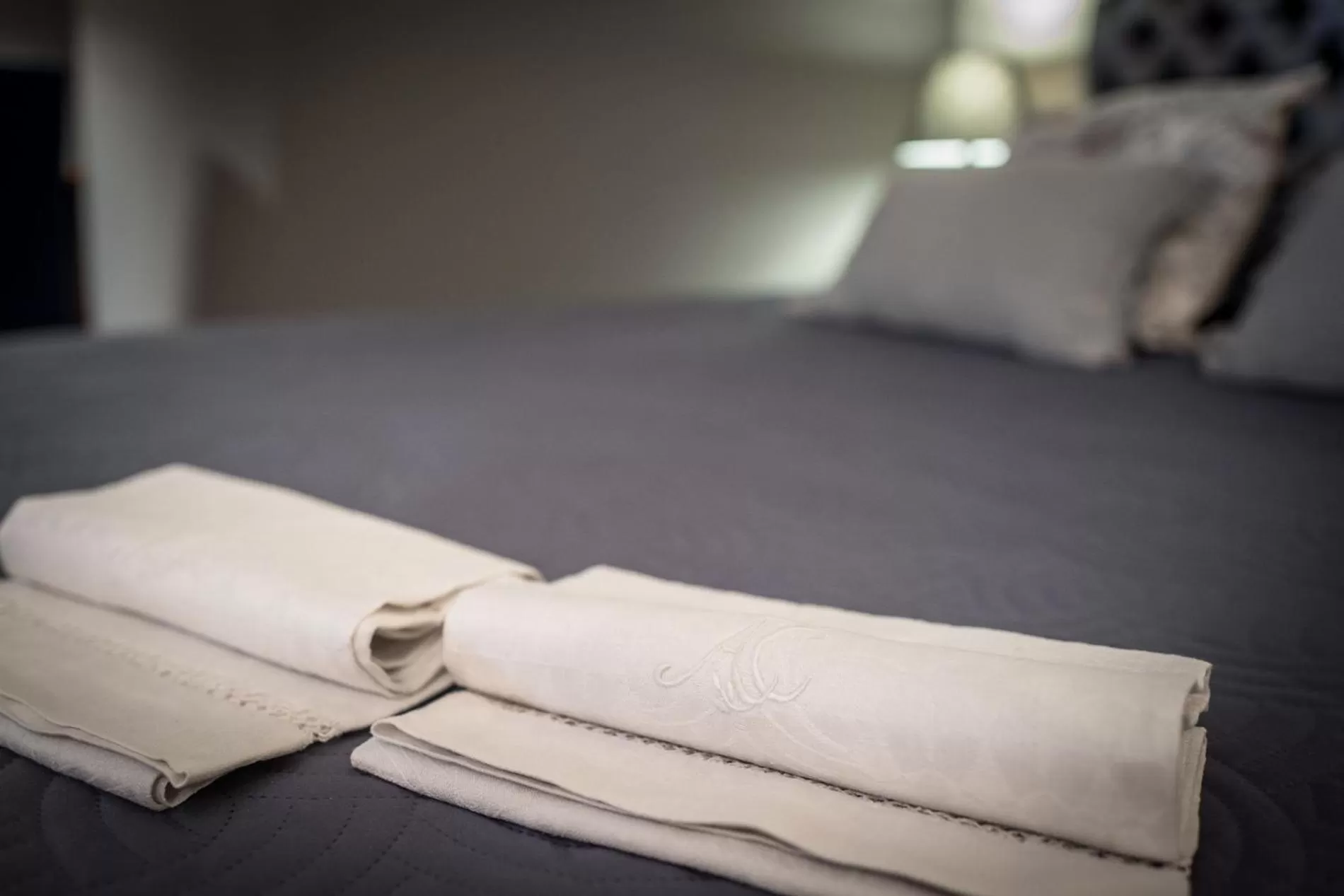 Decorative detail, Bed in Palazzo Cosentino