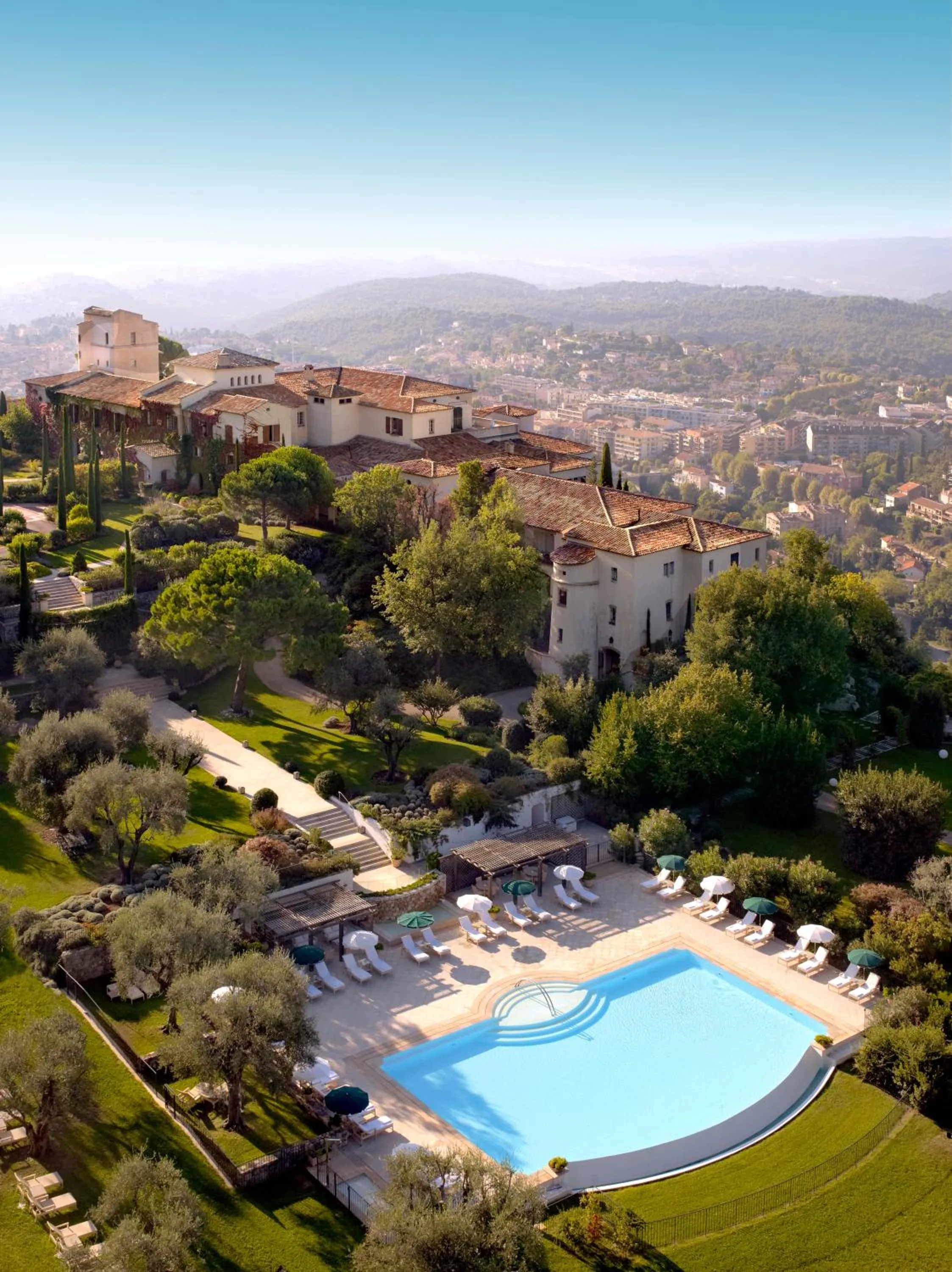 Bird's eye view in Château Saint-Martin & Spa, Oetker Hotels
