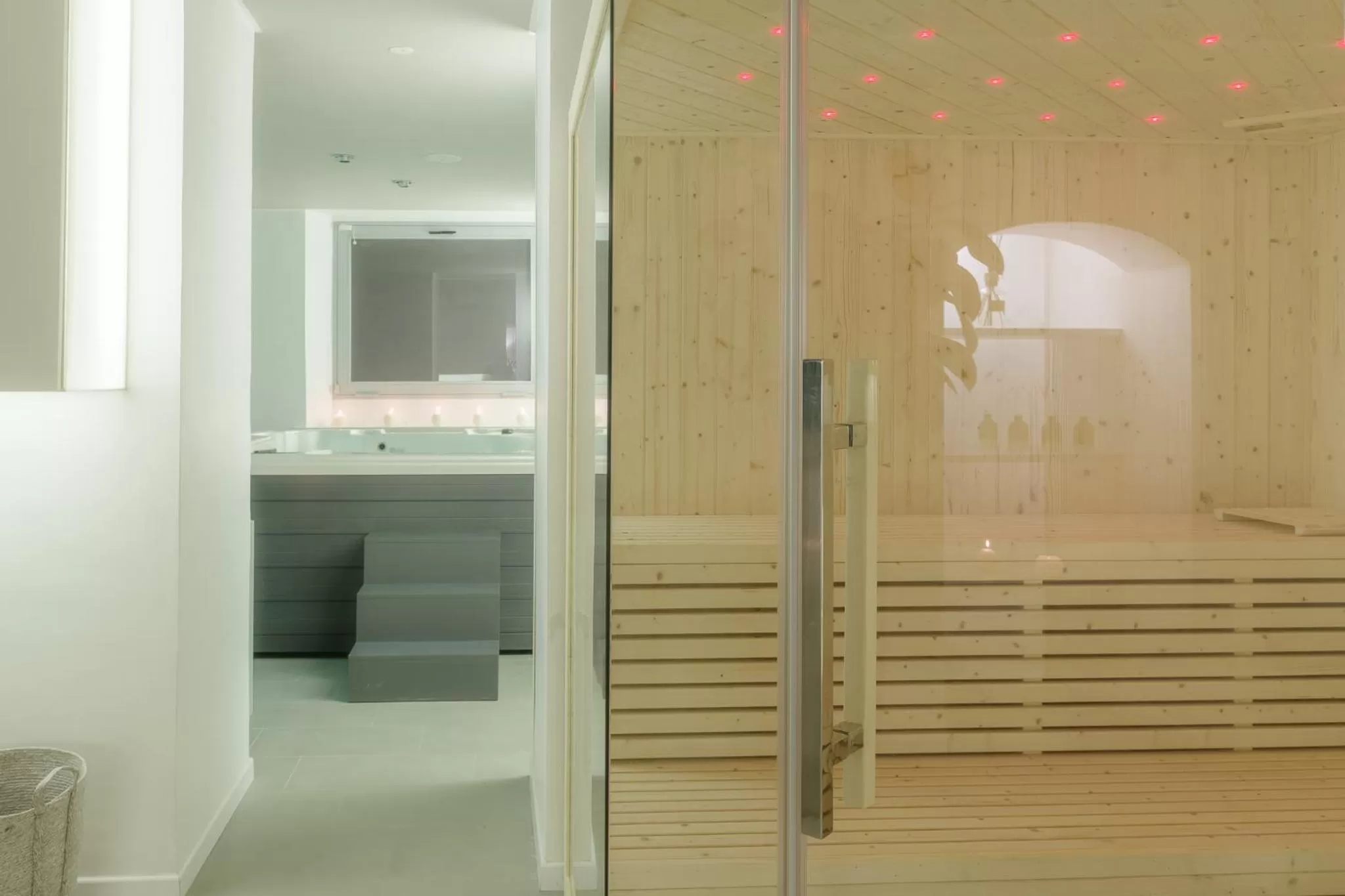 Sauna in Aurora Boutique Hotel & Private SPA