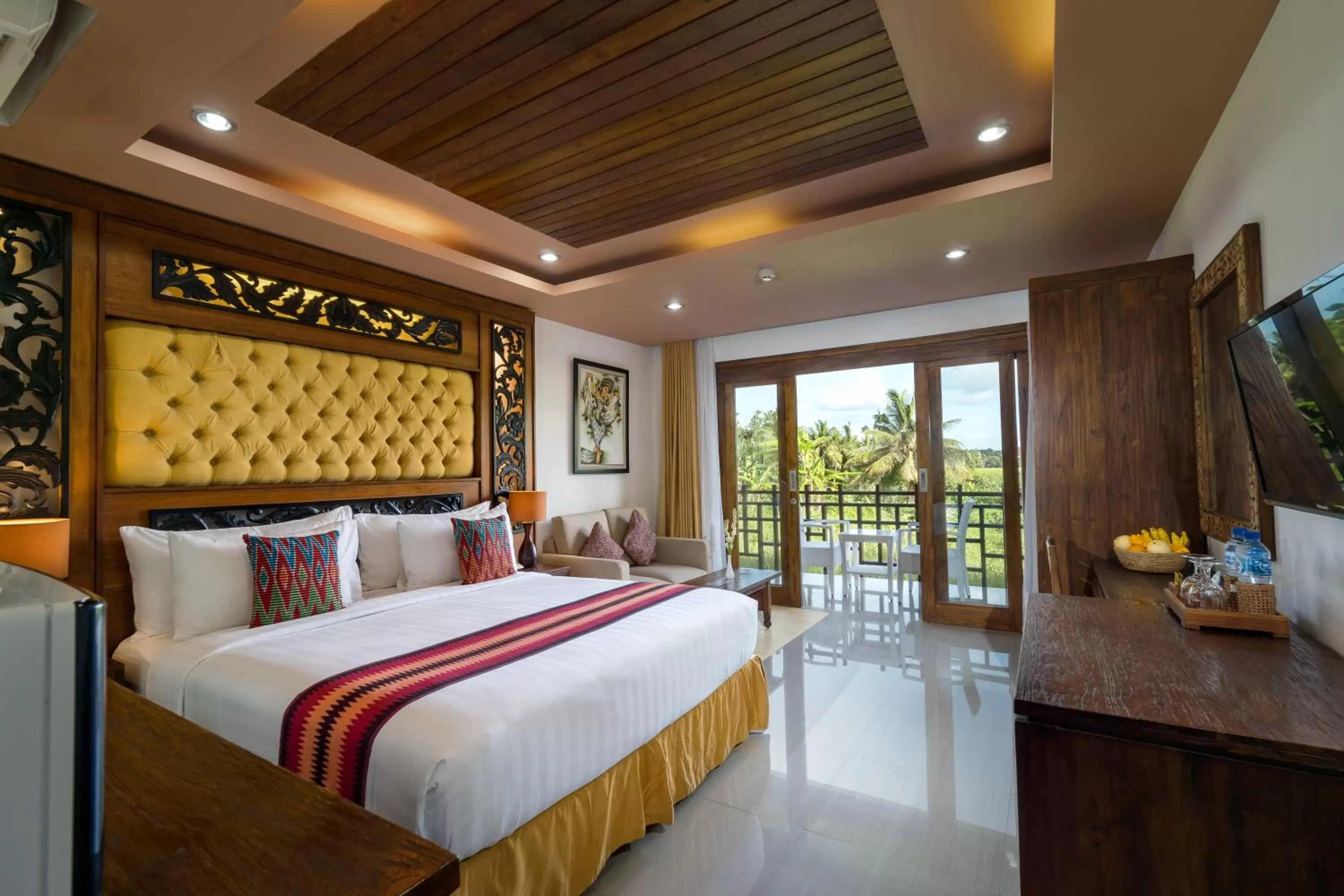 TV and multimedia, Bed in Mayura Ubud Retreat