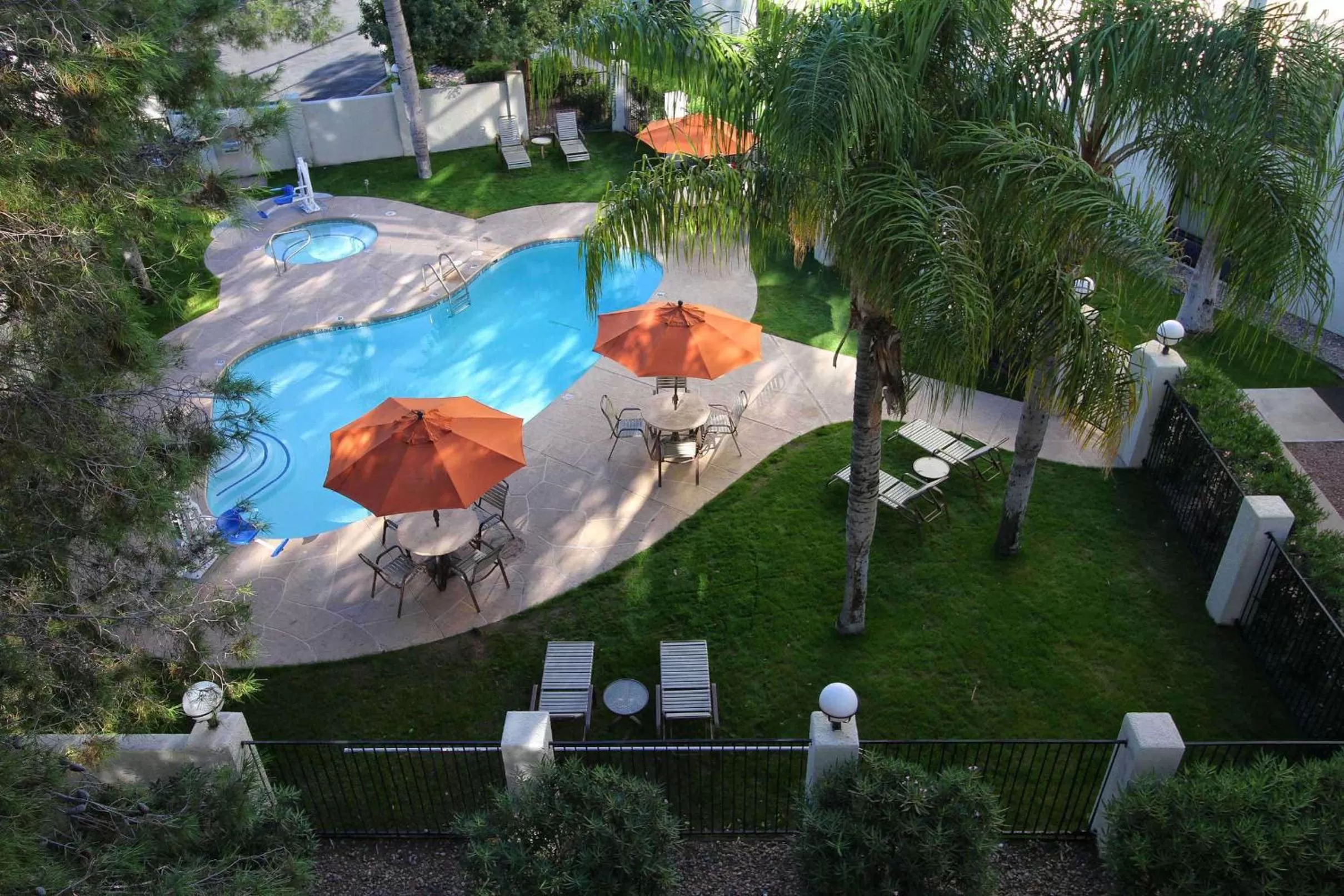 Pool view in Hampton Inn Tucson-Airport