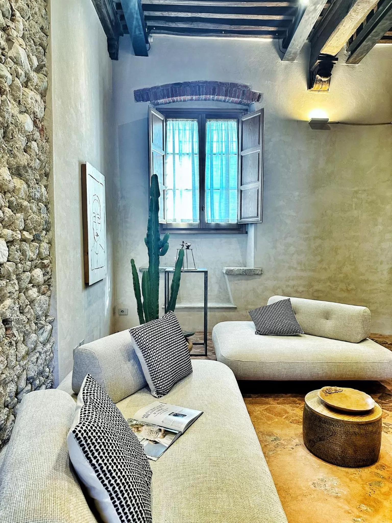 Living room, Seating Area in Badia Giulia Prestigious Historical B&B