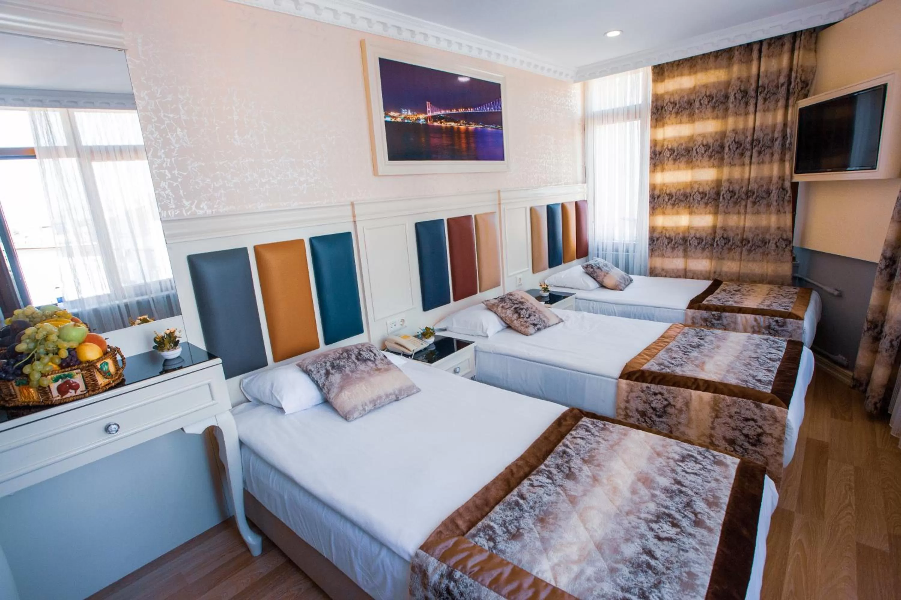 Bed in Best Nobel Hotel