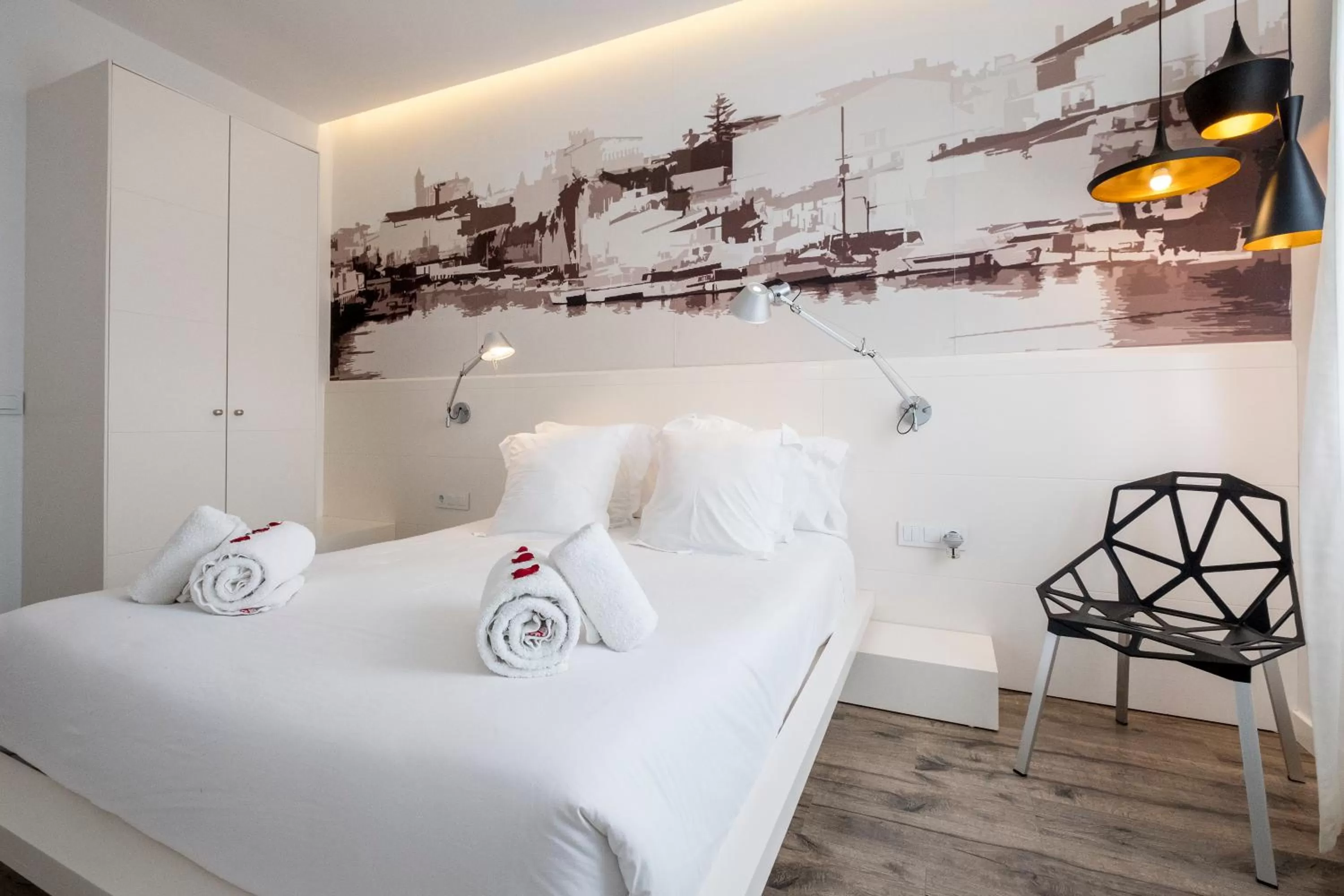 Bed in Hotel Abril 37