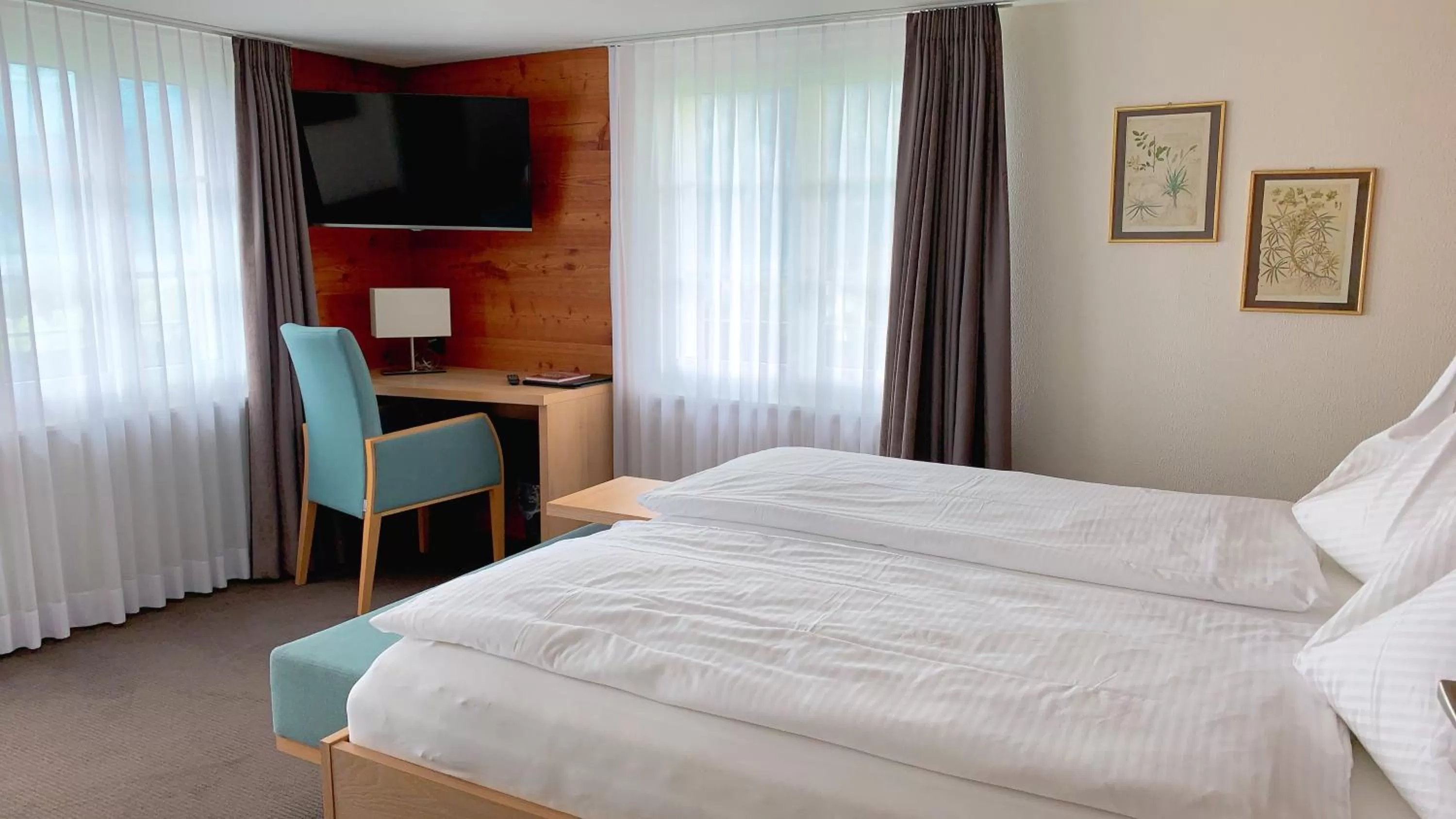 Bed in Hotel Friedheim