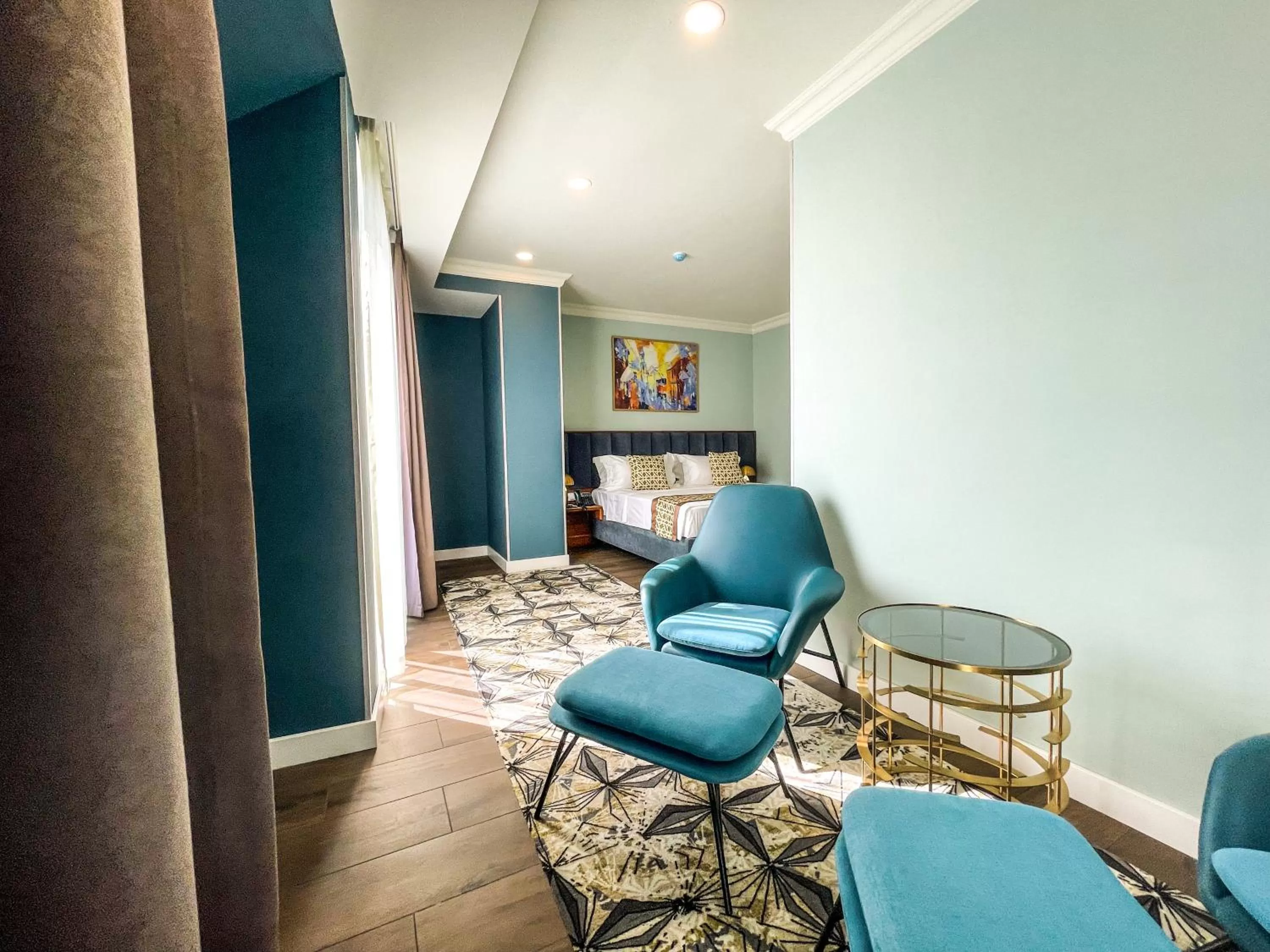 Bed in Grand Opera Hotel