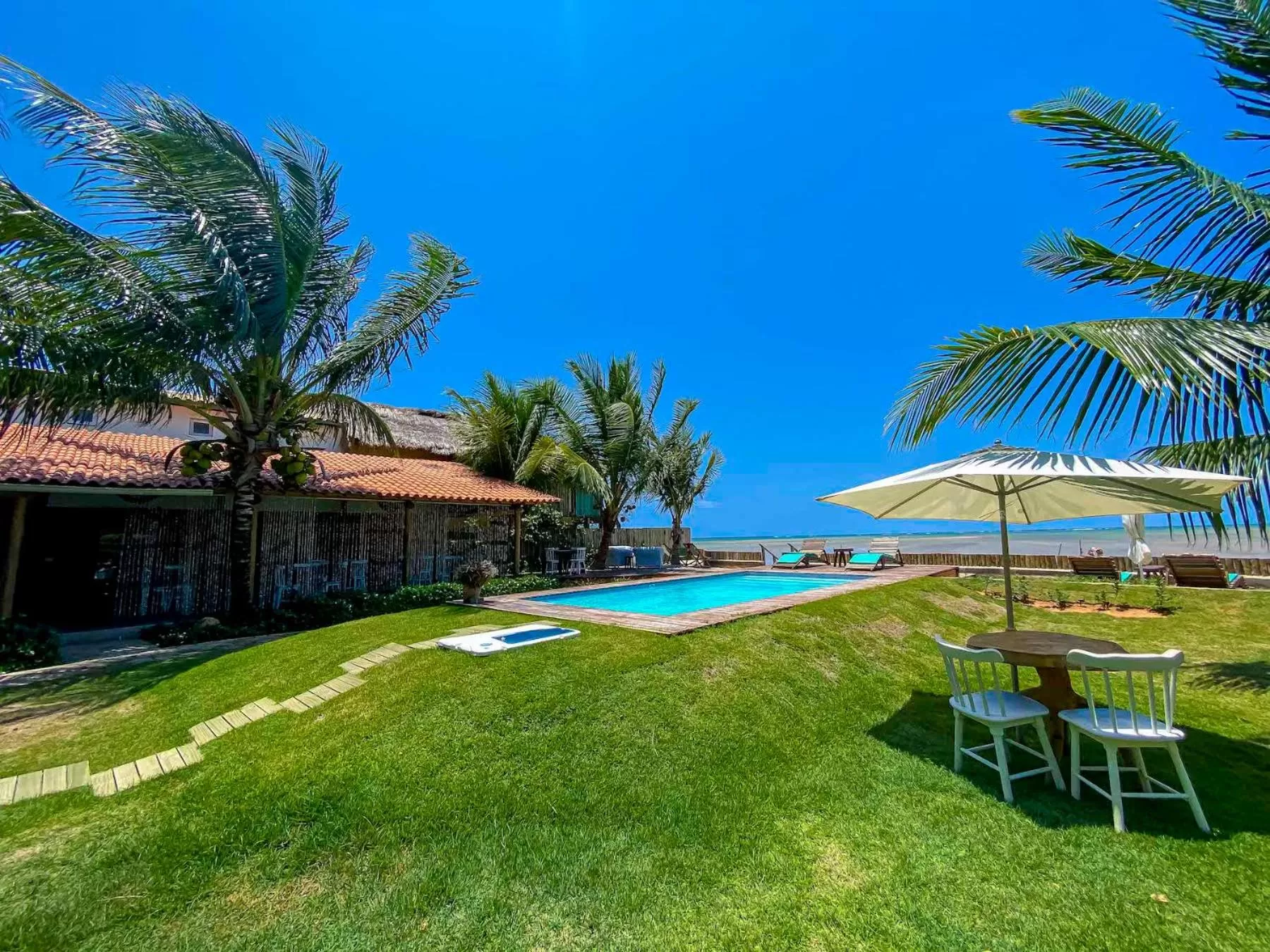 Swimming pool in Pousada Villa Tatuamunha