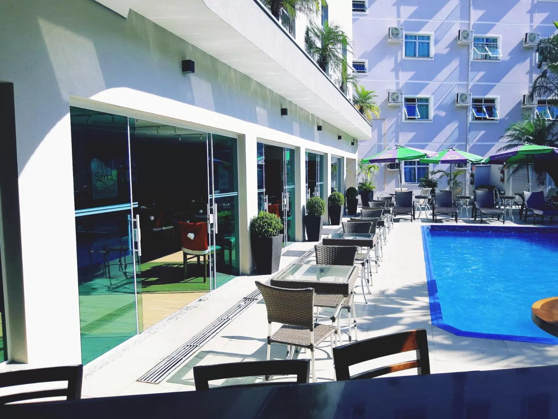 Swimming pool in Hotel Serra de Jundiaí