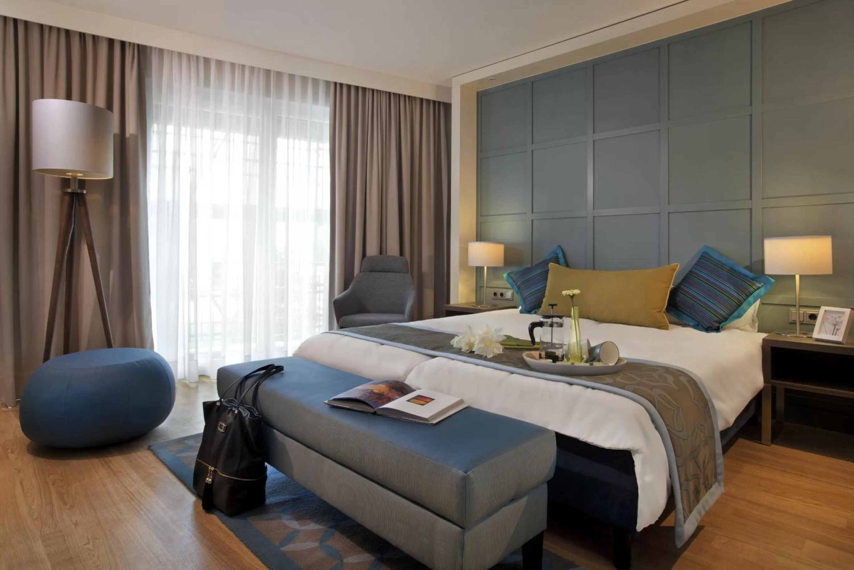 Bed in Citadines City Centre Frankfurt