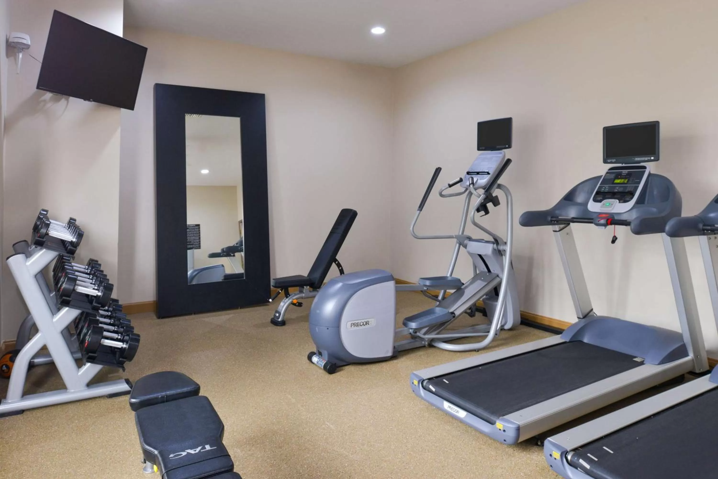 Fitness centre/facilities in Homewood Suites by Hilton Dallas-Lewisville