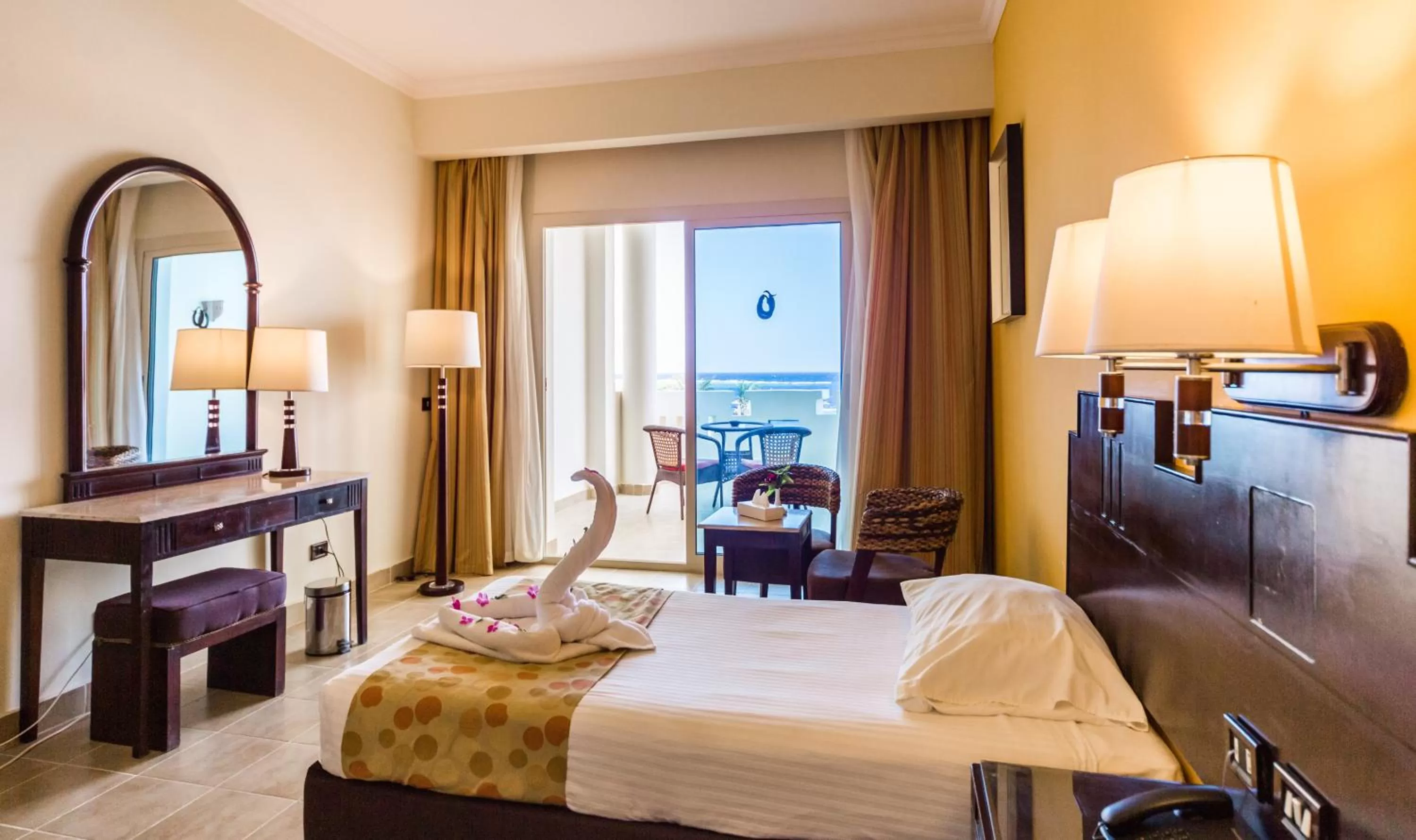 Photo of the whole room, Bed in Coral Sun Beach