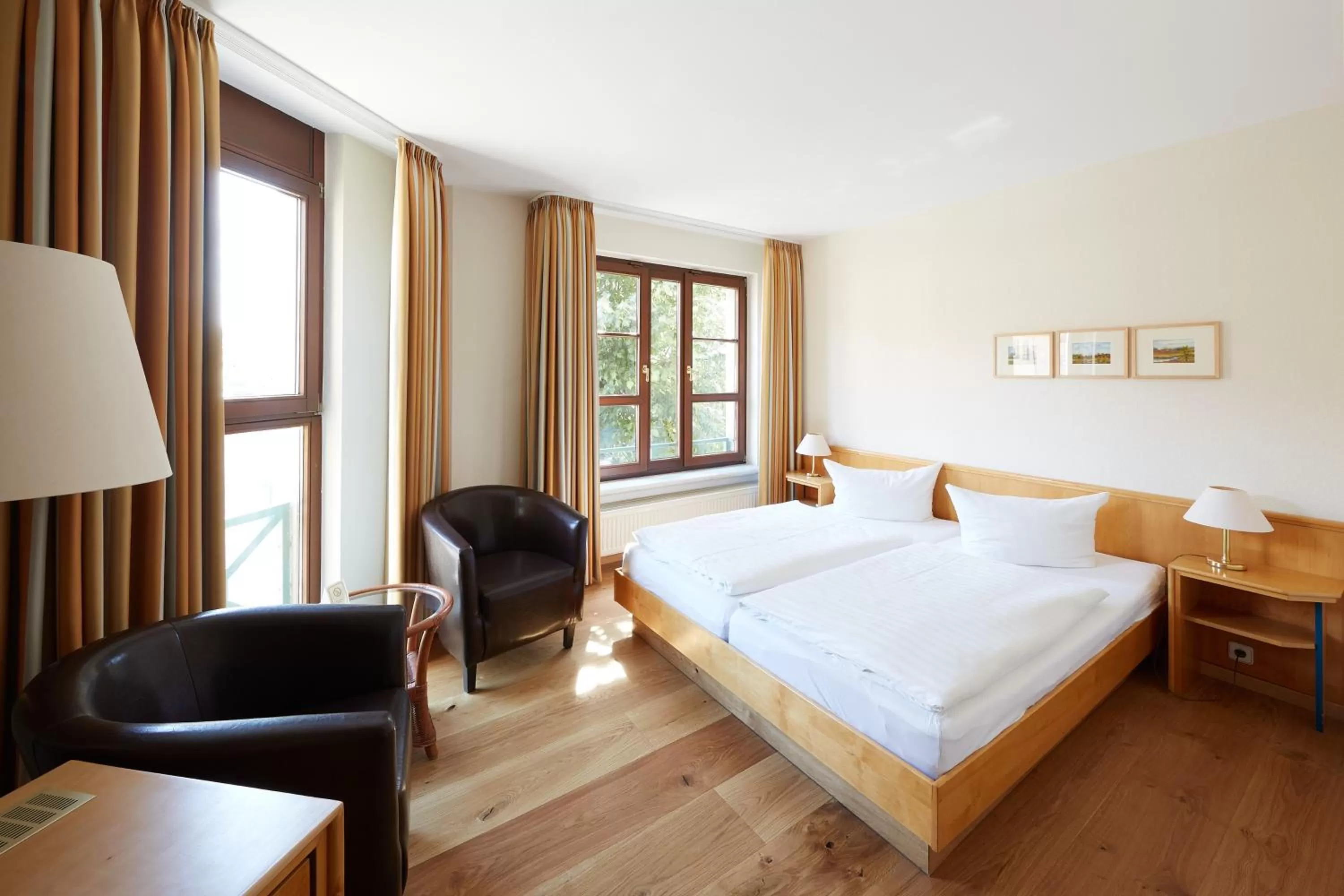 Bed in Hotel garni "Zum Eichwerder"