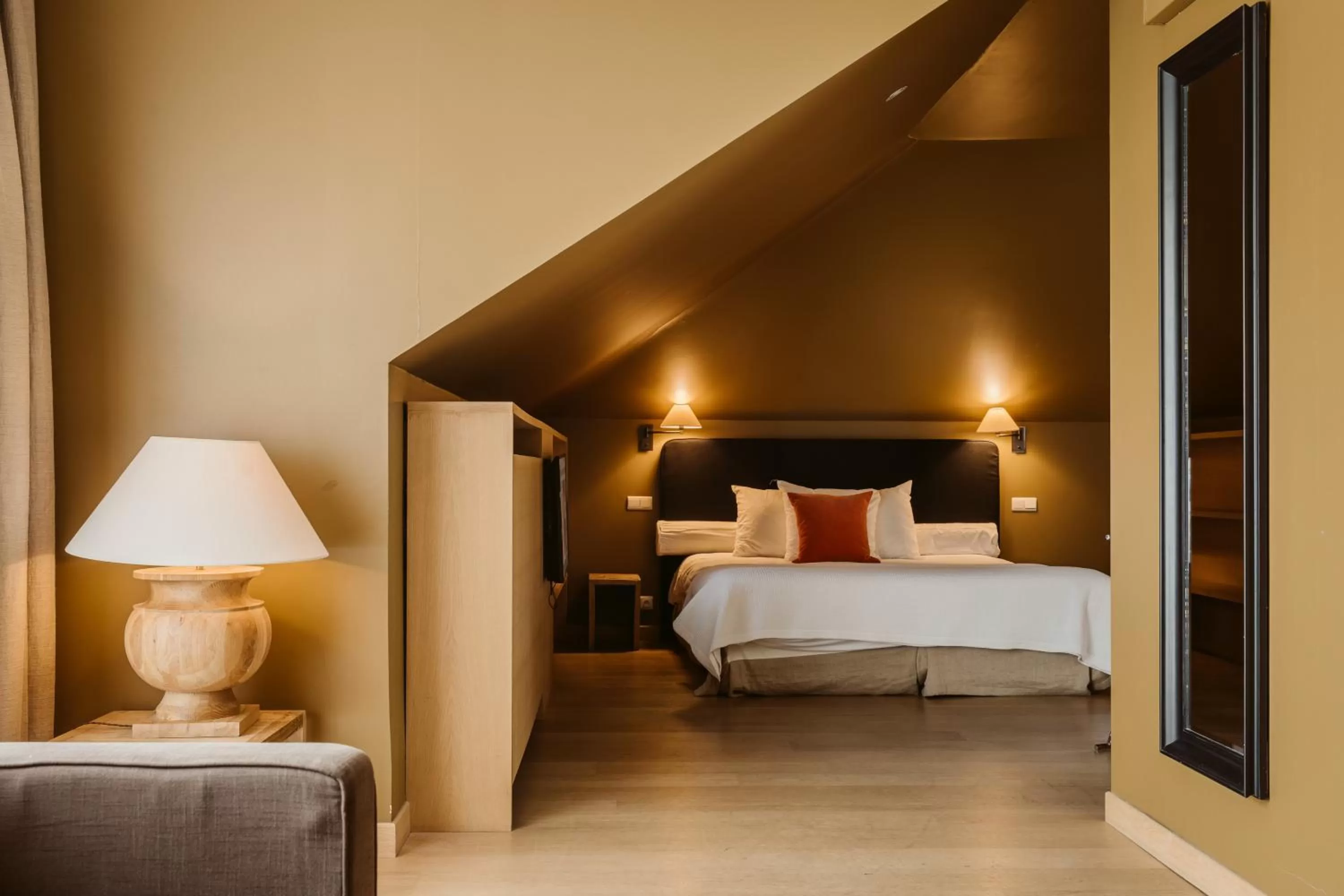 Bed in Auberge du Pêcheur