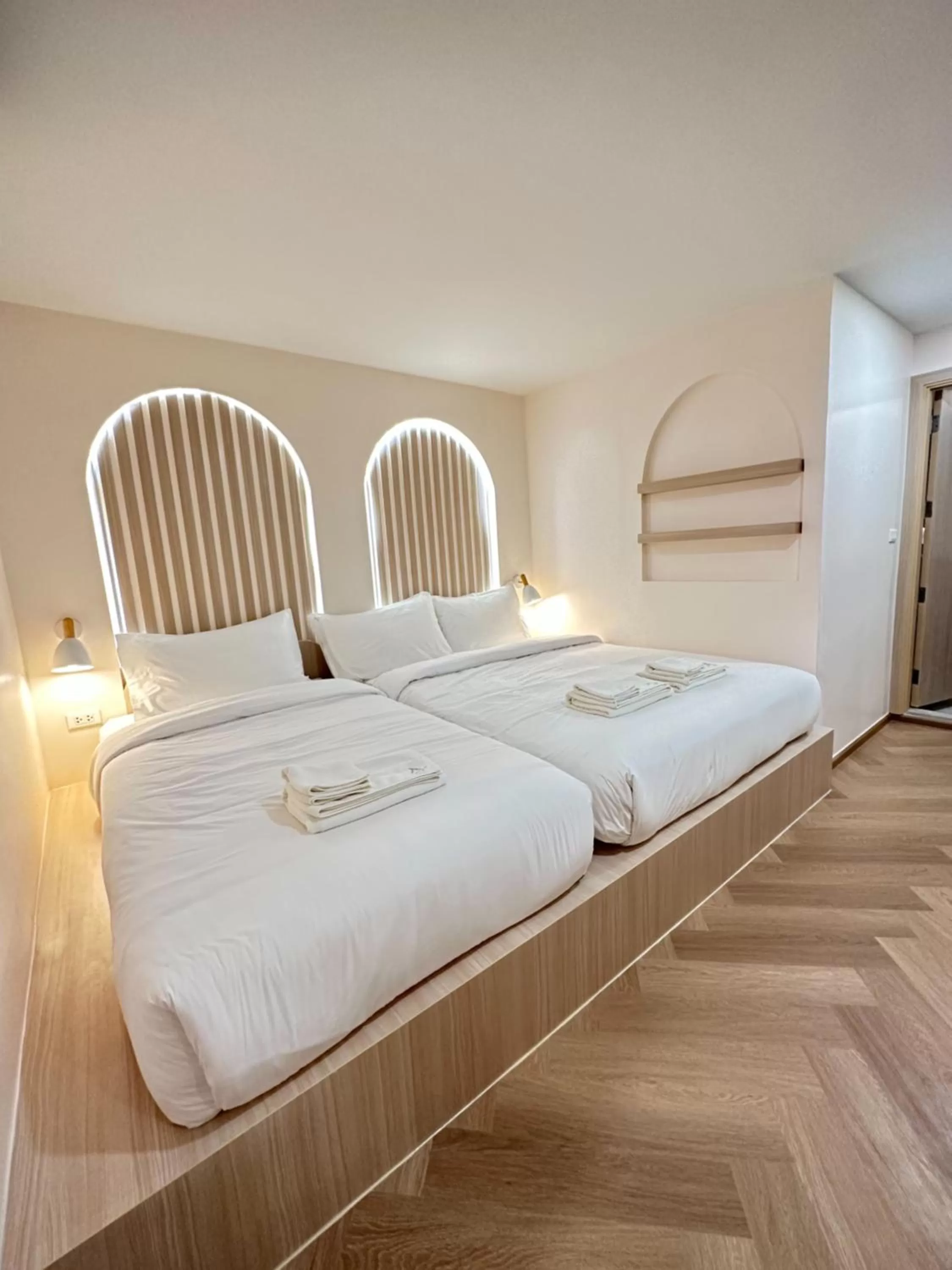 Bed in Ascella Bangkok Hotel