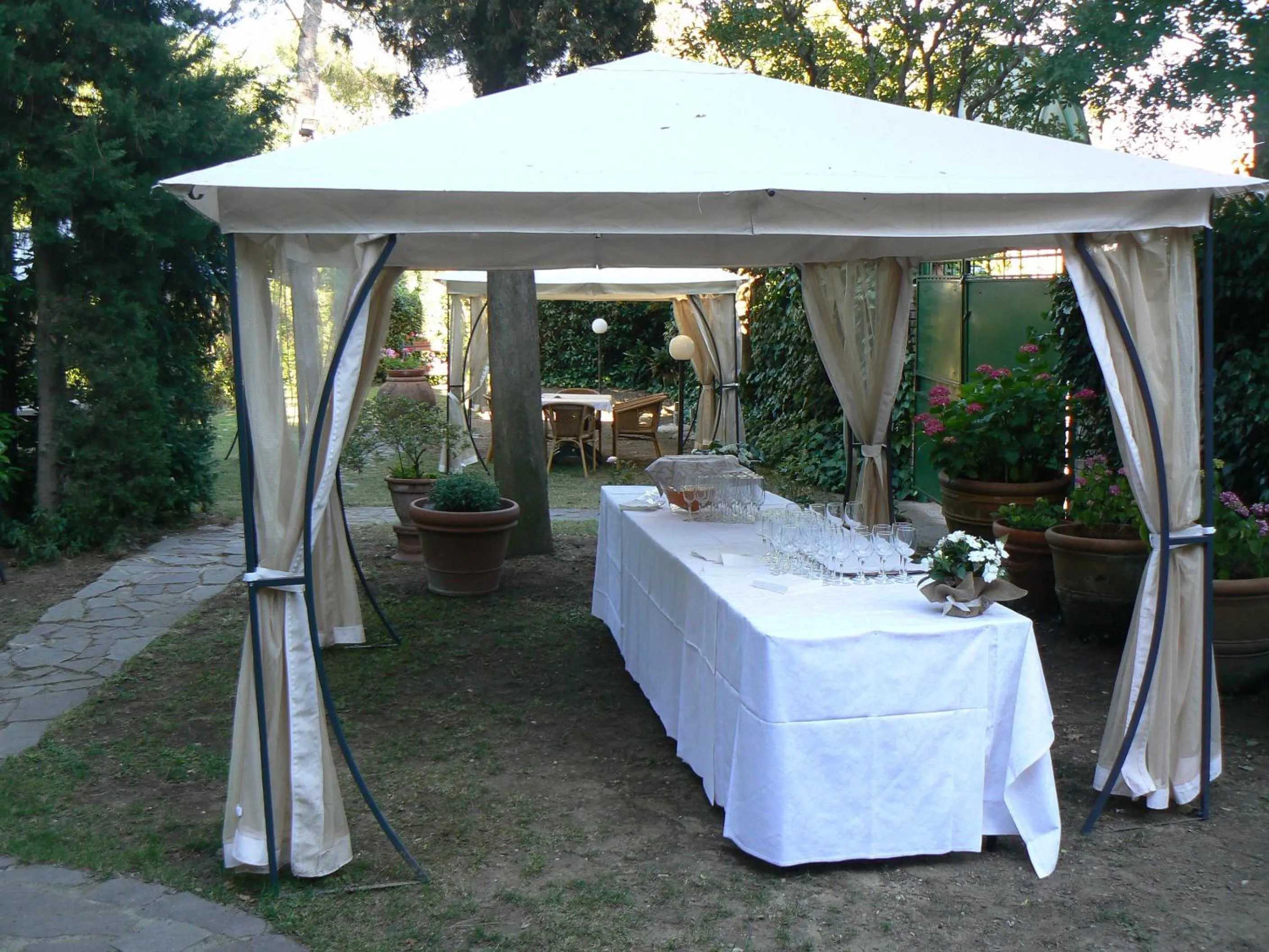 Garden in Hotel Moderno