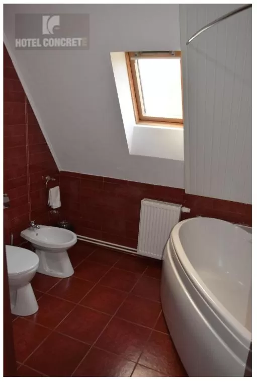 Shower in Hotel Concrete