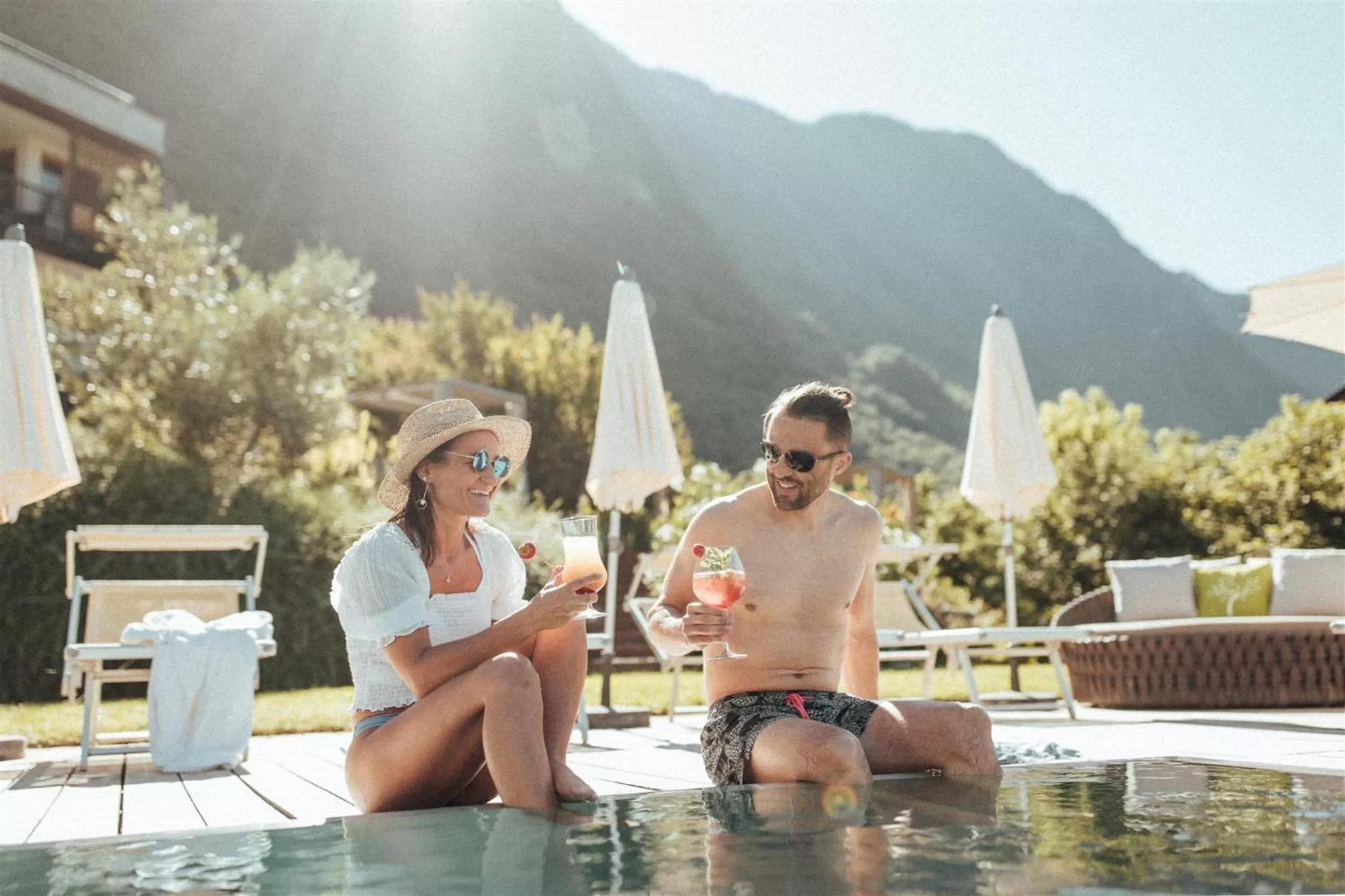 Swimming pool in Biohotel theiner's garten