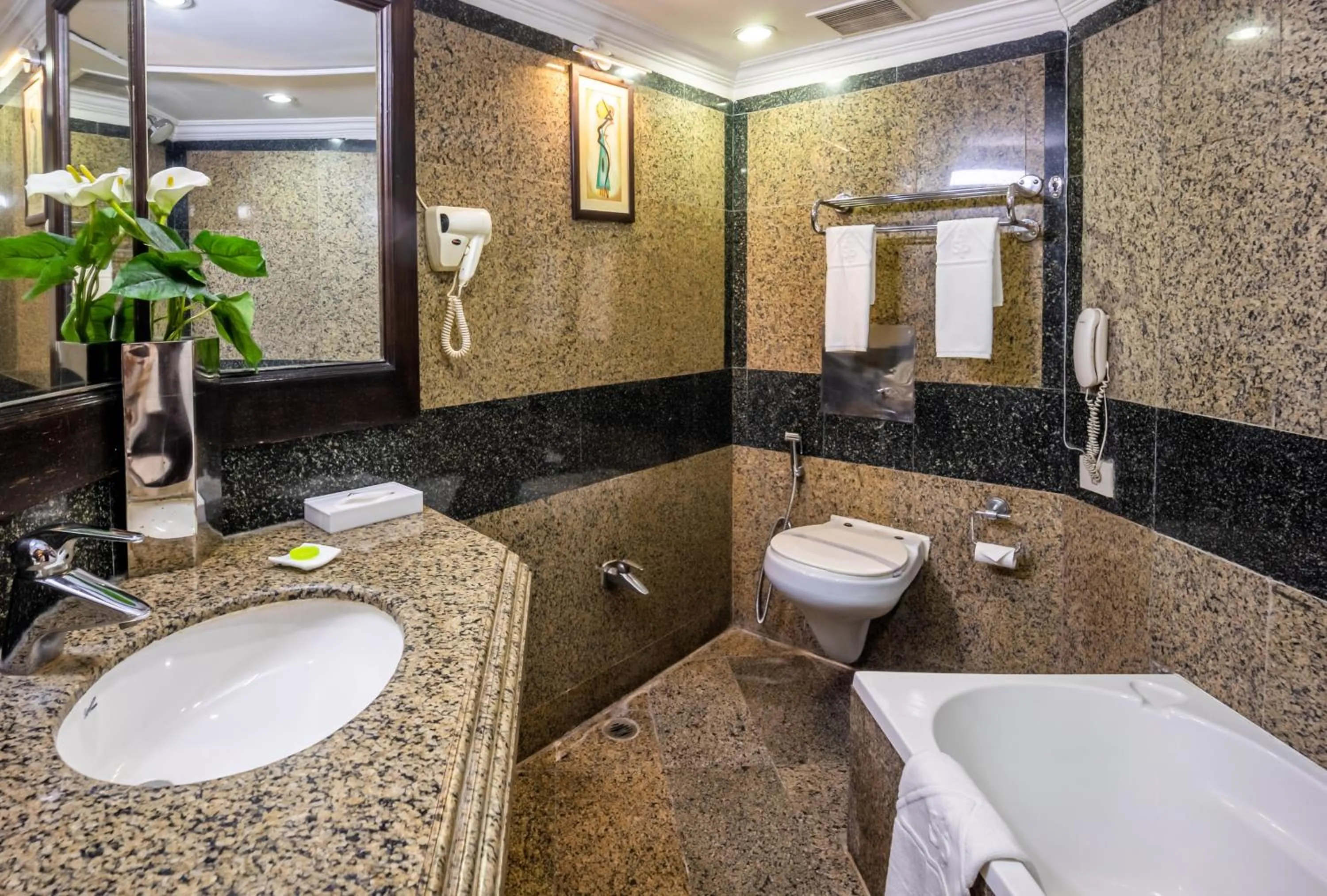 Bathroom in Hotel Shanti Palace Mahipalpur