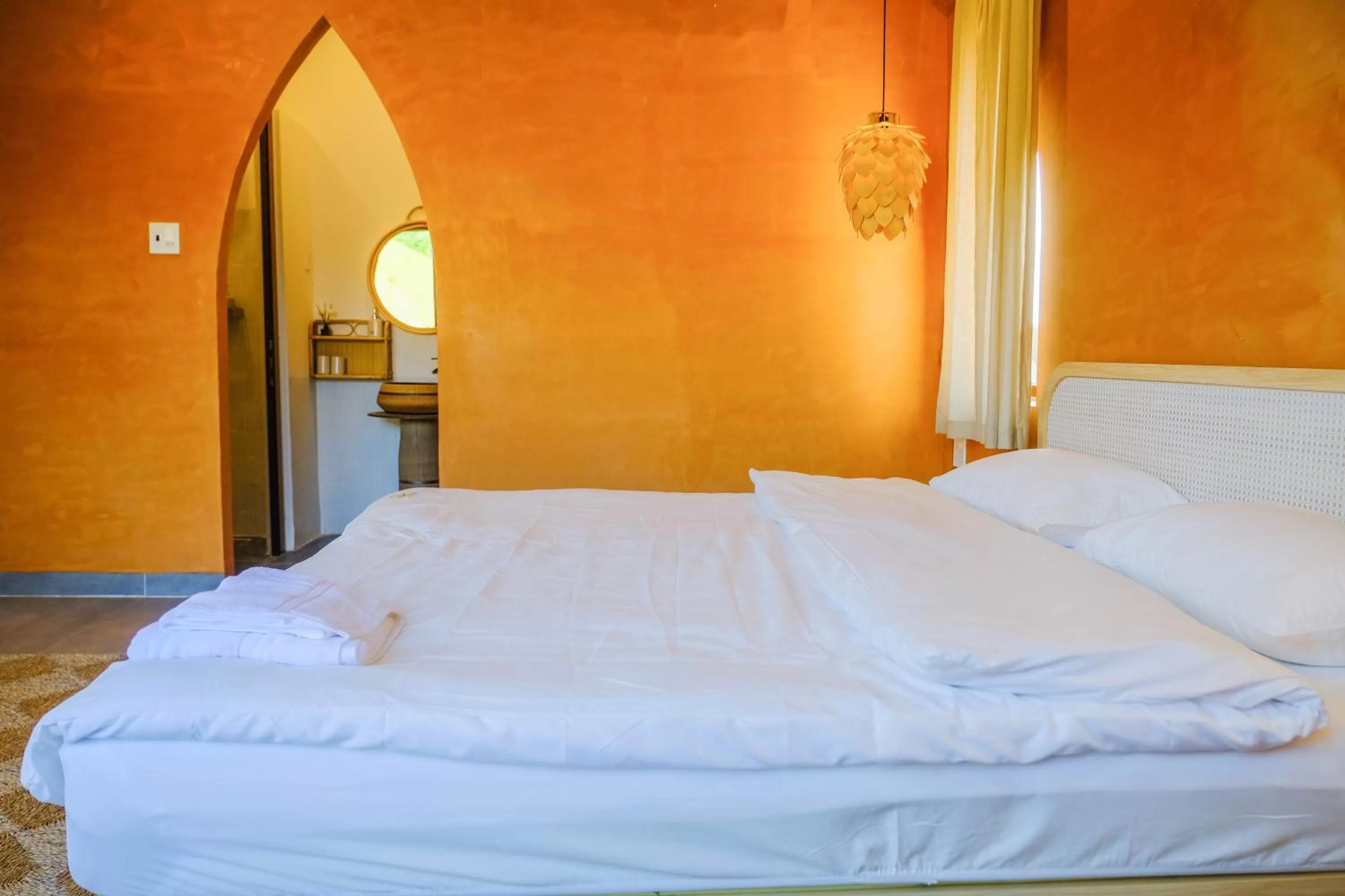 Bed in Eo Gió Có Homestay