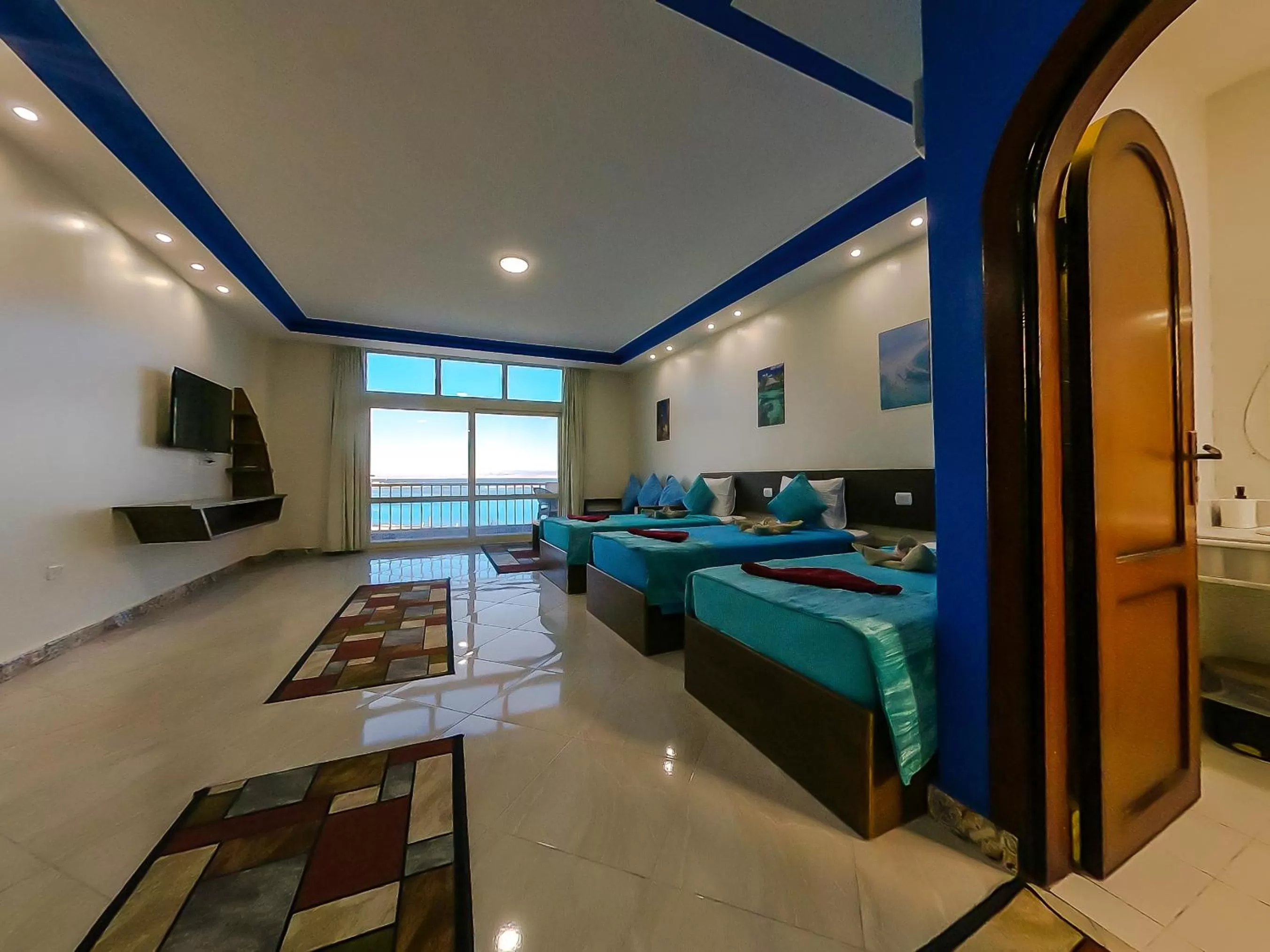 Bed in Seaview Panorama Boatel