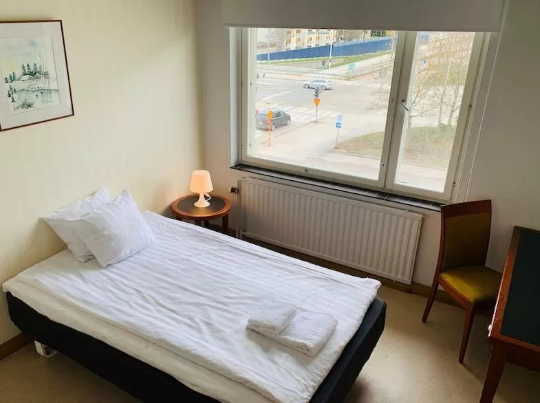 Bed in Hotelli Uninen Kotka