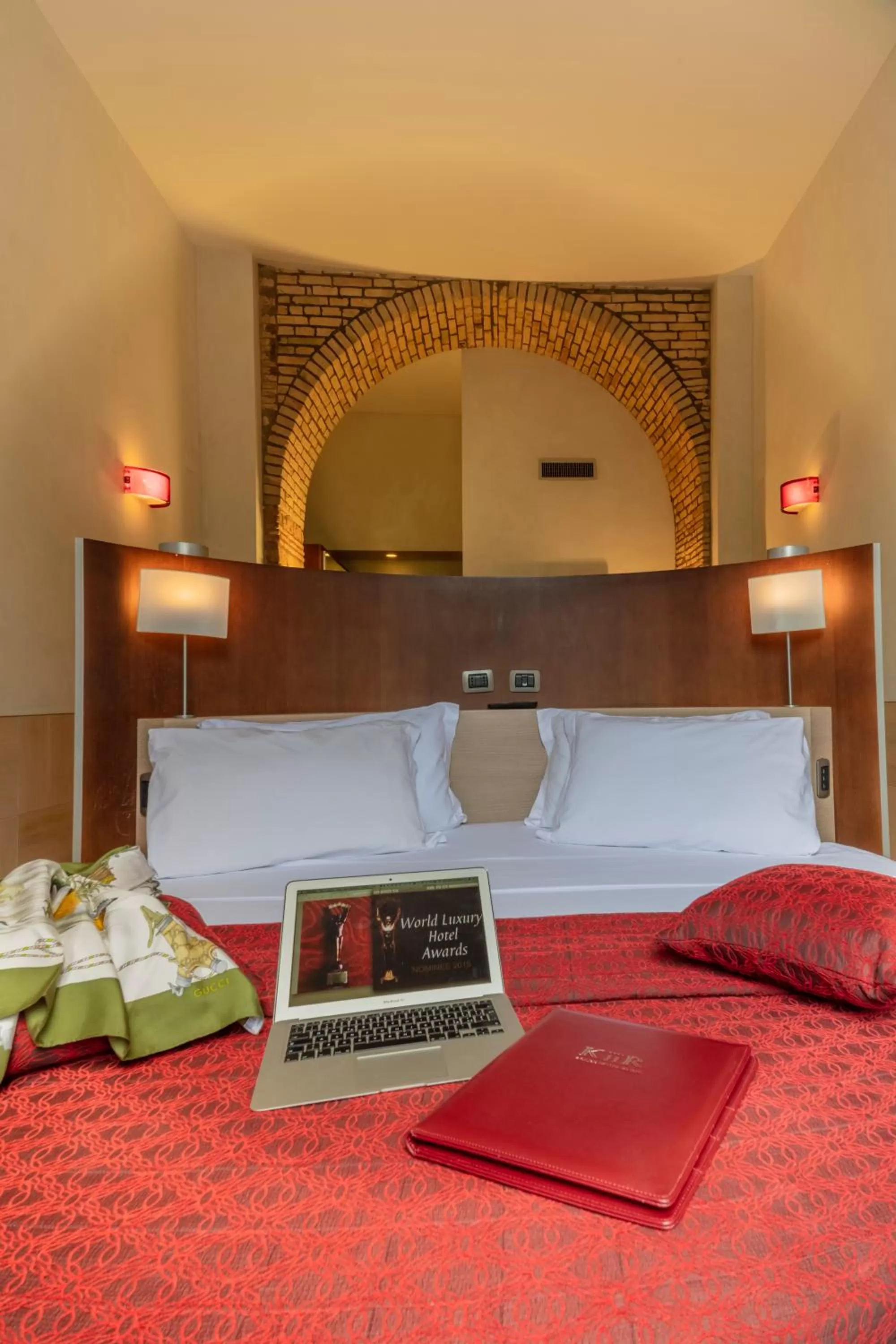 Photo of the whole room, Bed in Kolbe Hotel Rome