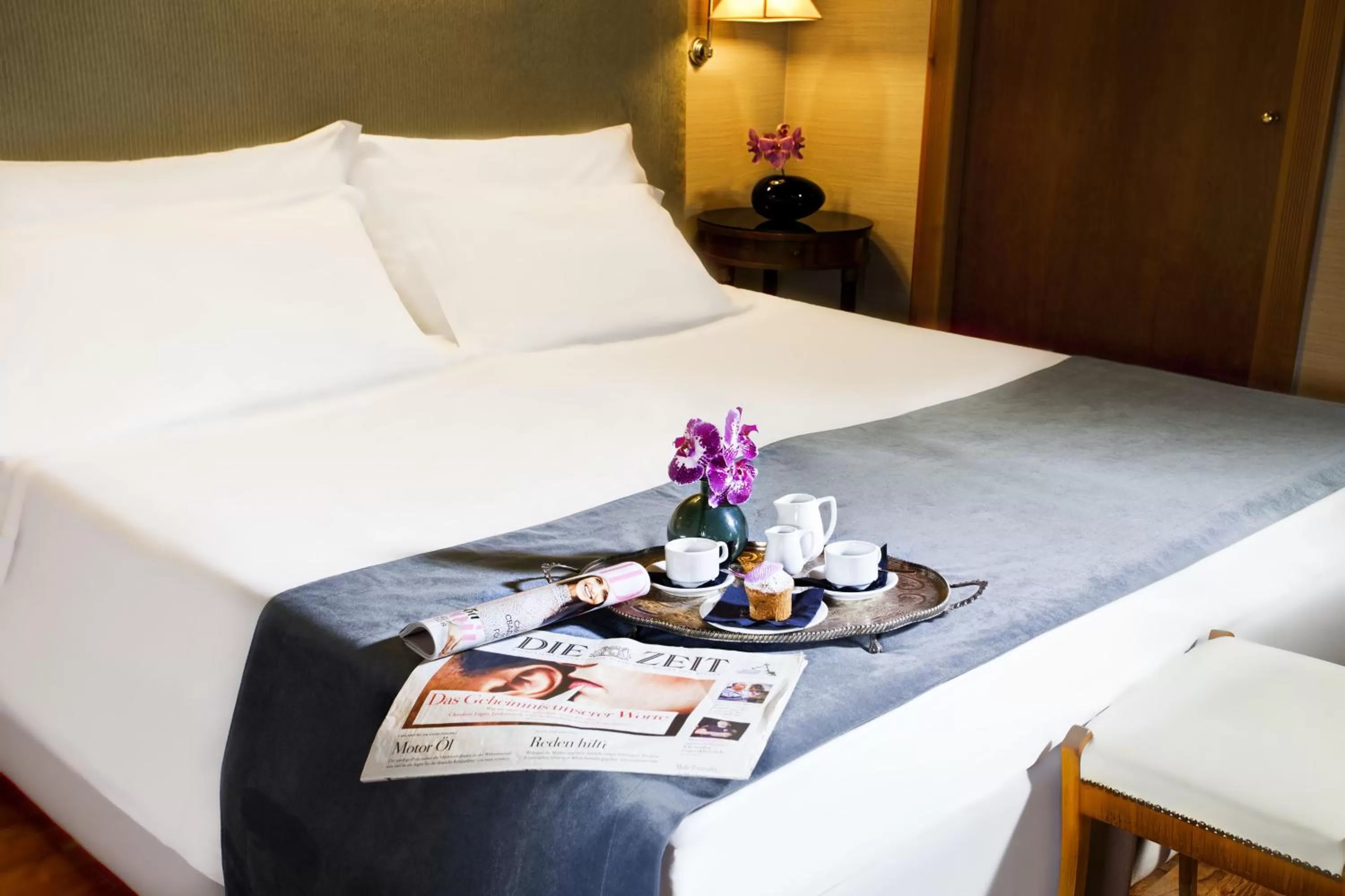 Bedroom, Bed in Hotel Valadier