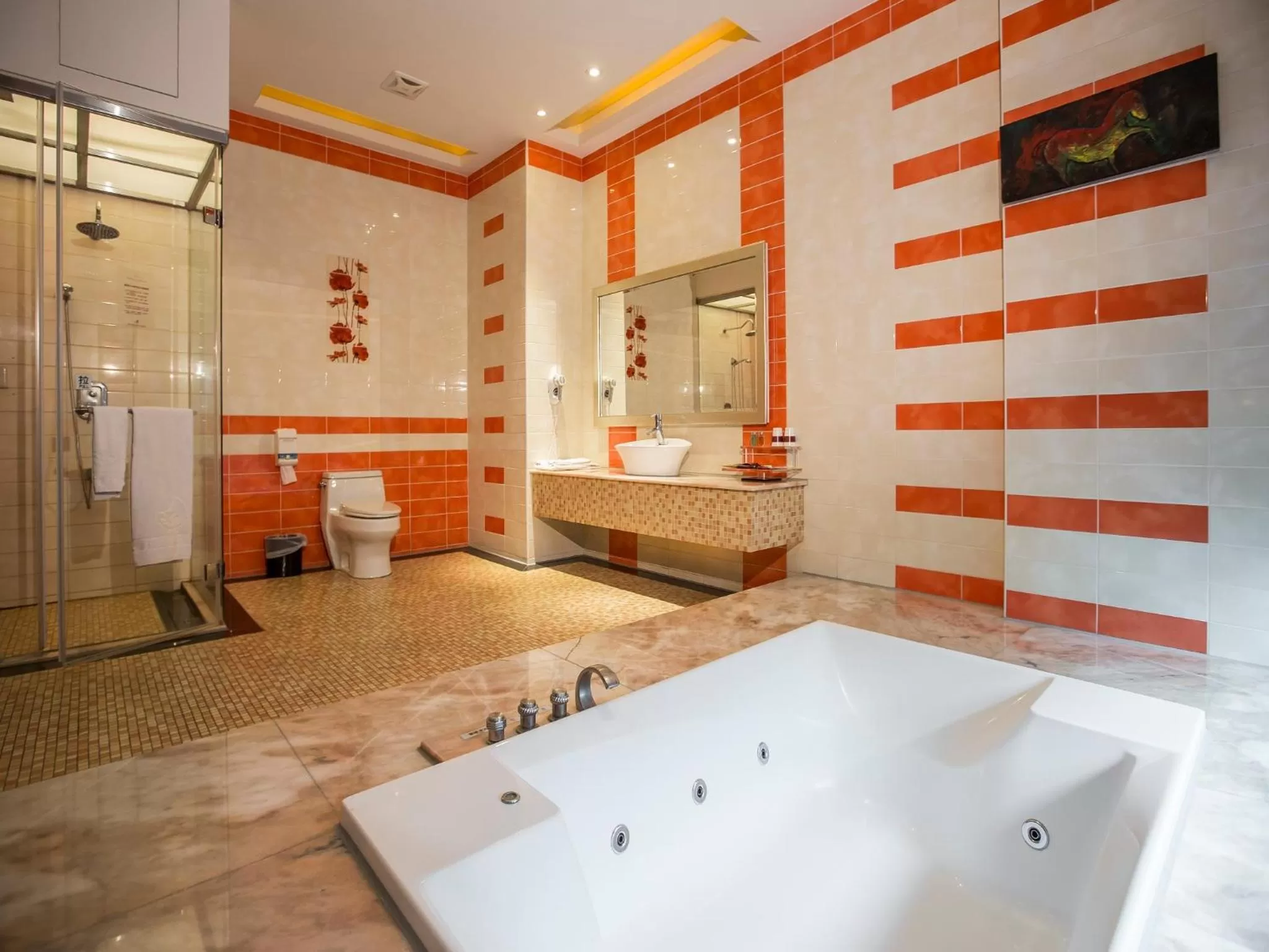 Bathroom in Moon Area Motel