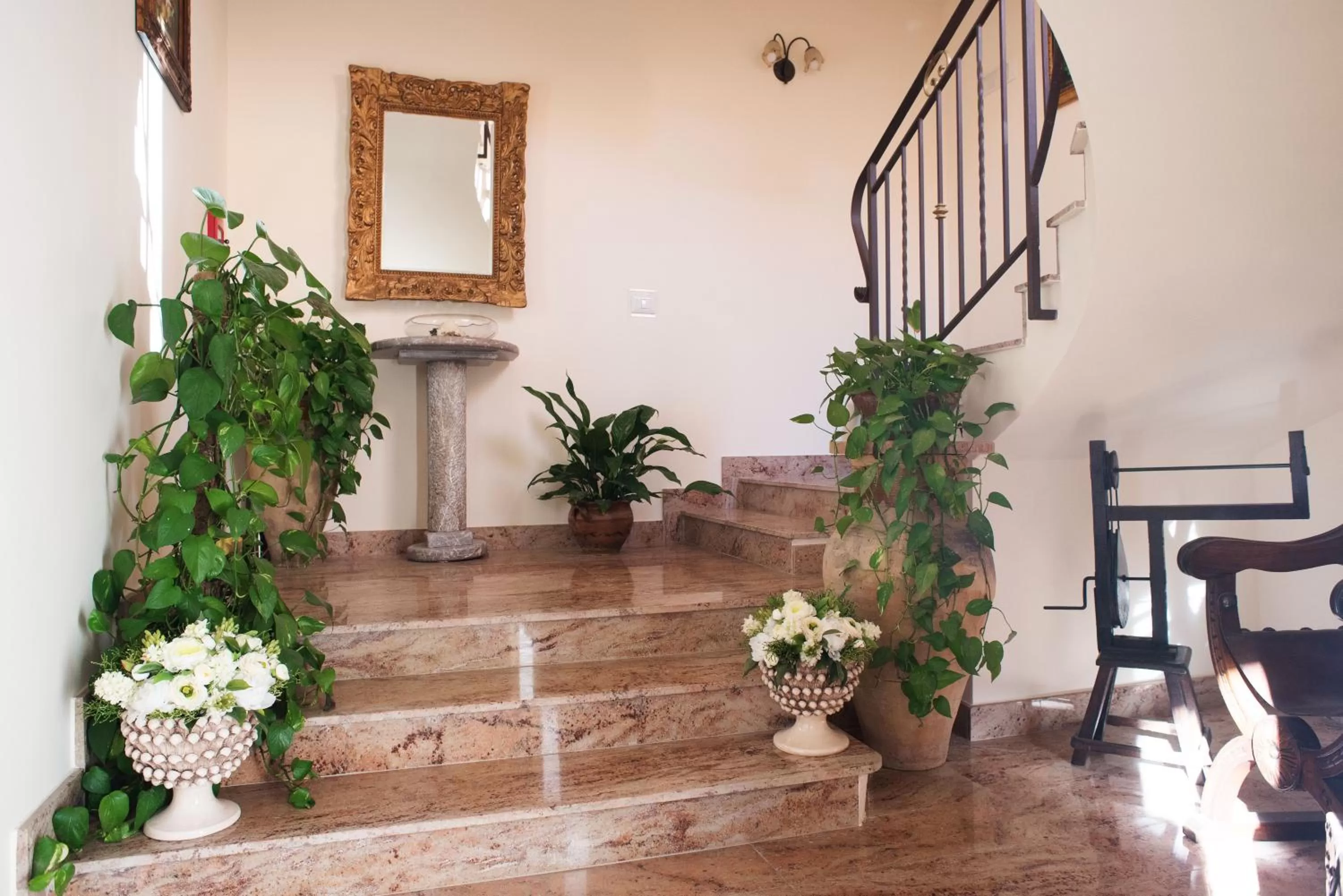 Decorative detail in B&B MareAgrò