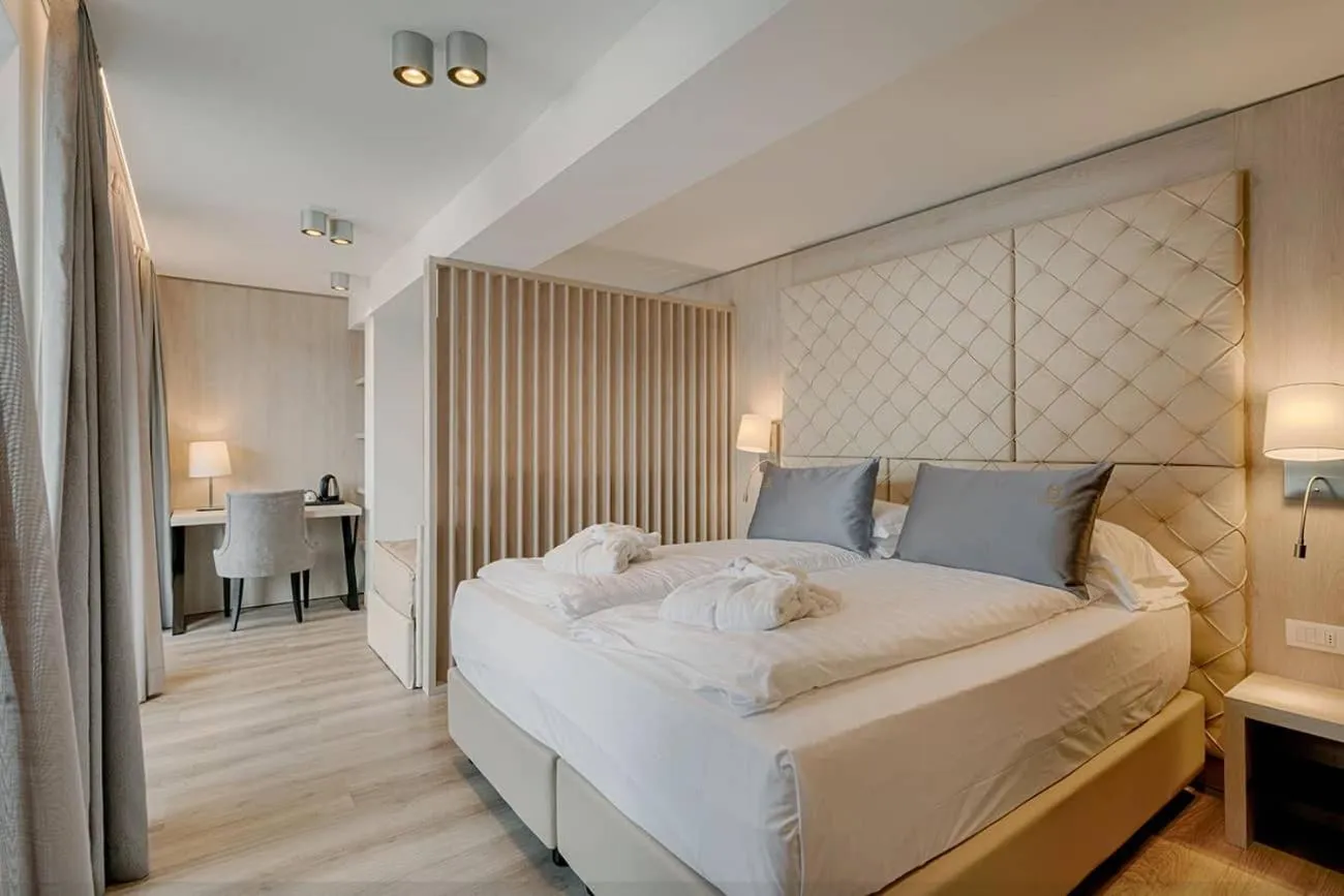 Bed in Hotel Rosengarten