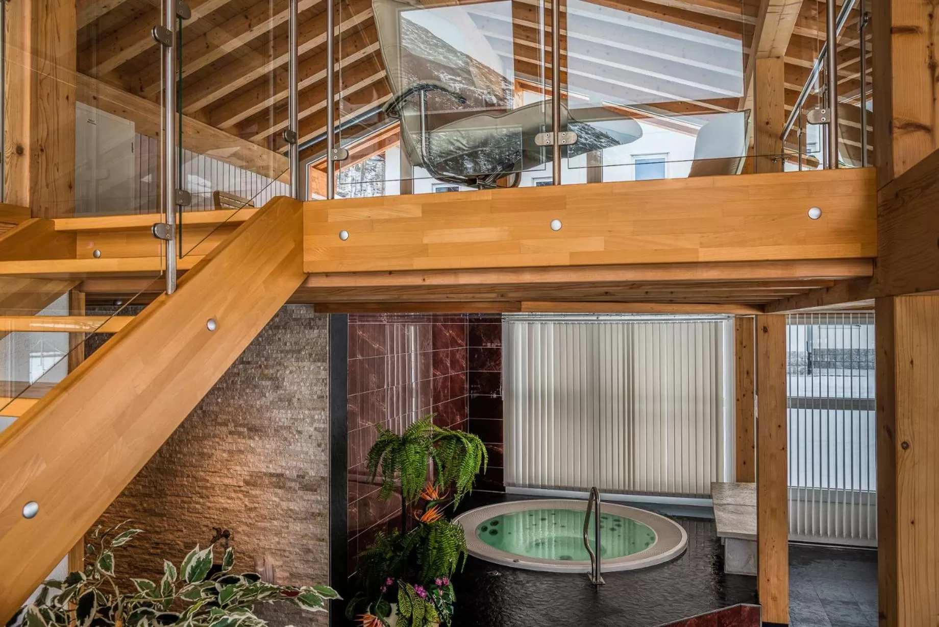 Swimming pool in Wellness- und Schneesporthotel Christiania