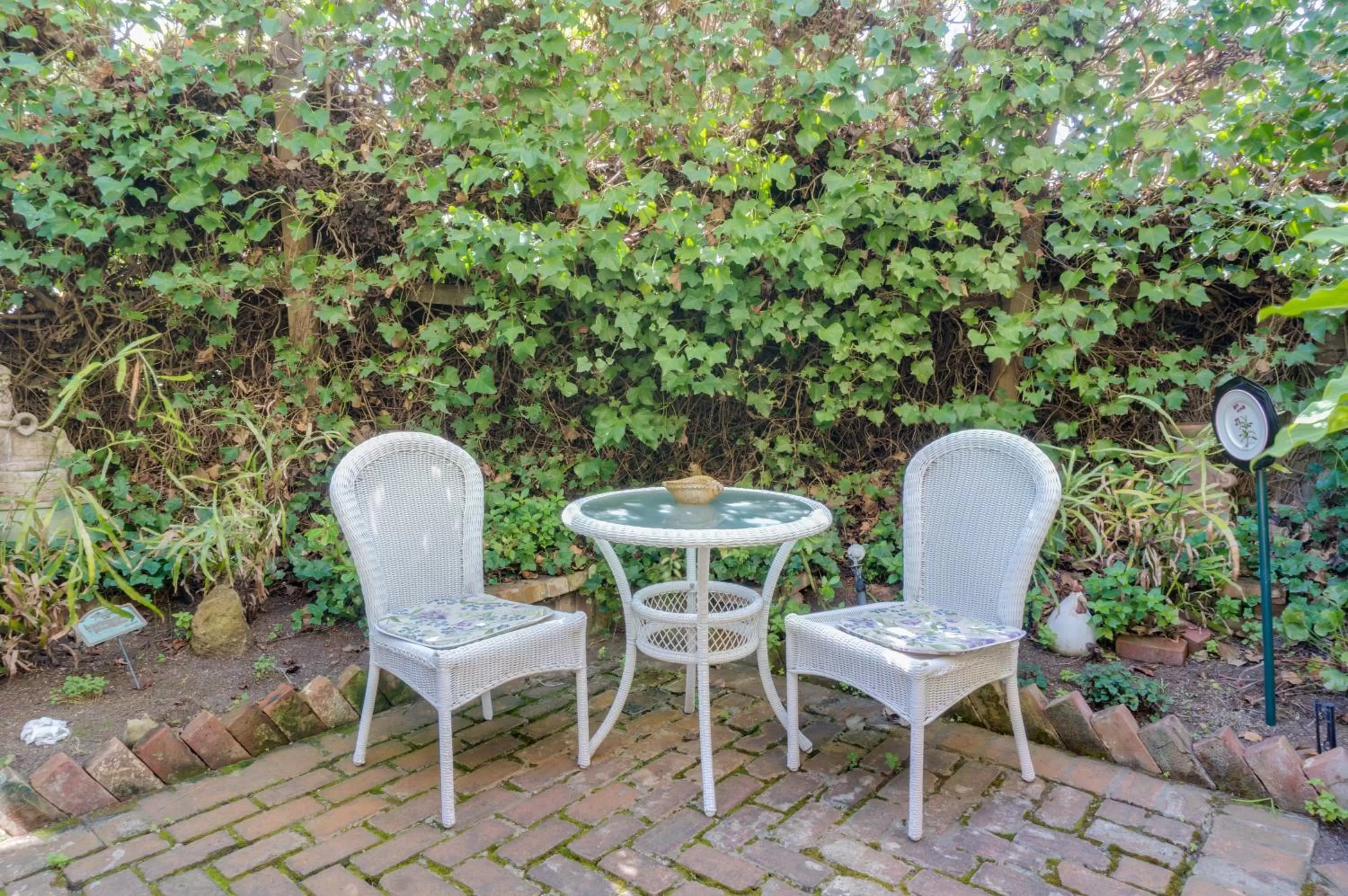 Patio in The Jabberwock Bed & Breakfast