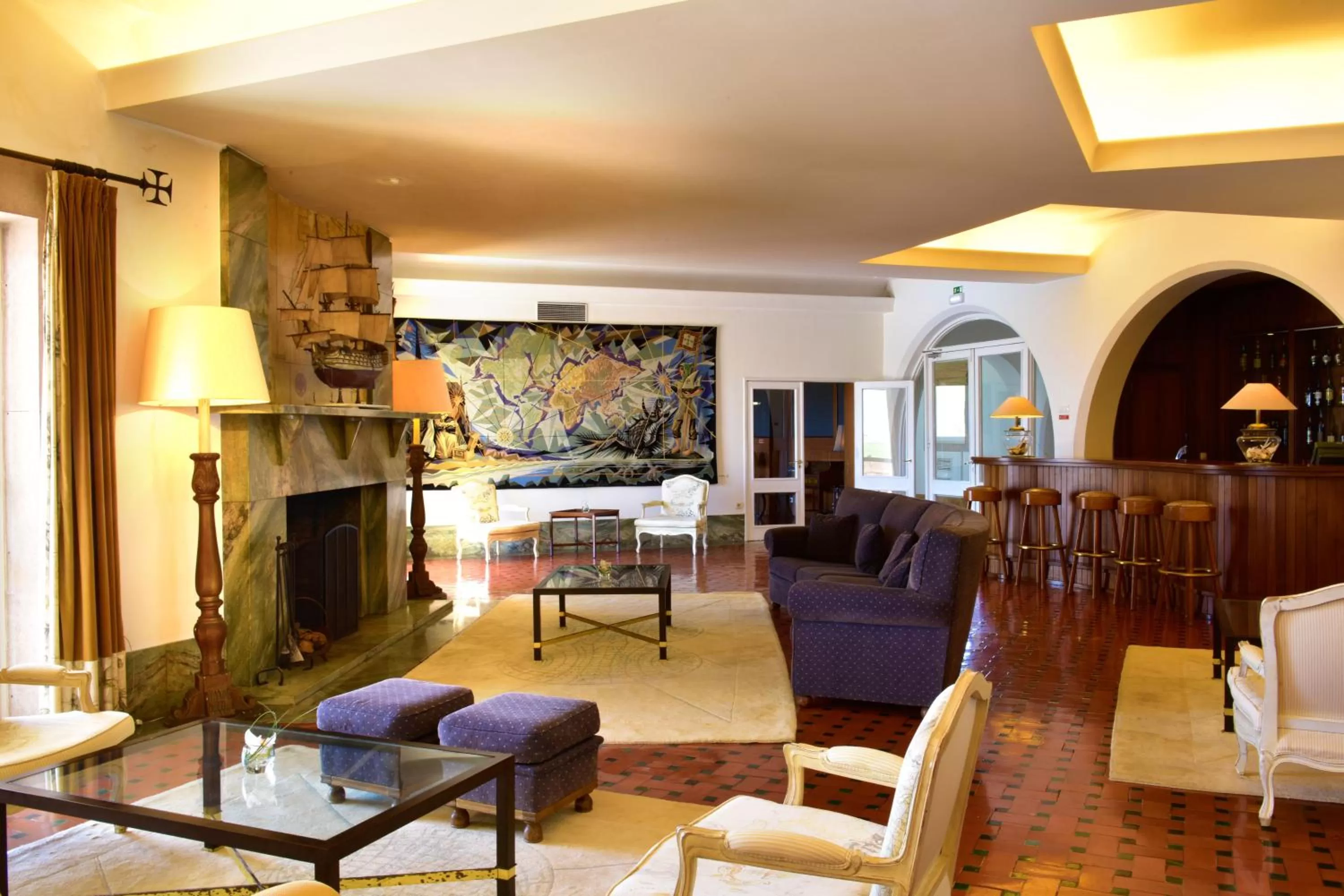 Lounge or bar in Pousada de Sagres