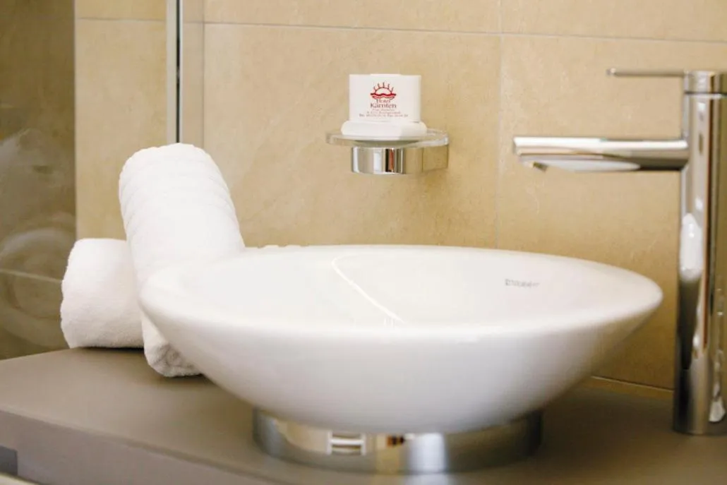 Bathroom in Hotel Kärnten